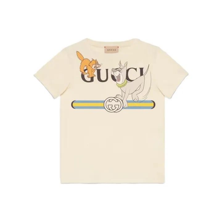 Gucci Gucci Animal Logo Print T-Shirt for Kids Size US M / EU 48-50 / 2 - 1 Thumbnail