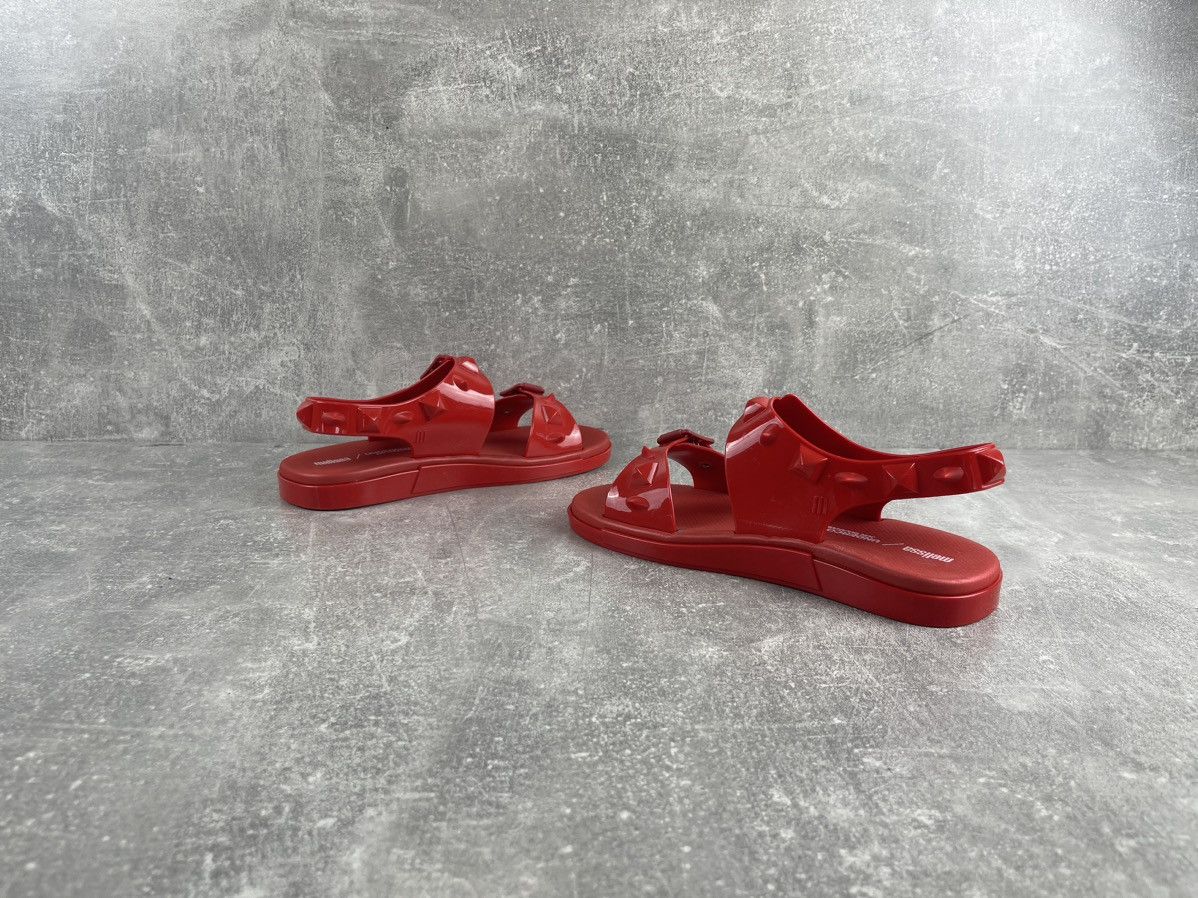 Jun Takahashi × Melissa × Undercover Melisa Undercover Jun Takahashi Avant Garde Red Sandals Size US 7 / IT 37 - 5 Thumbnail