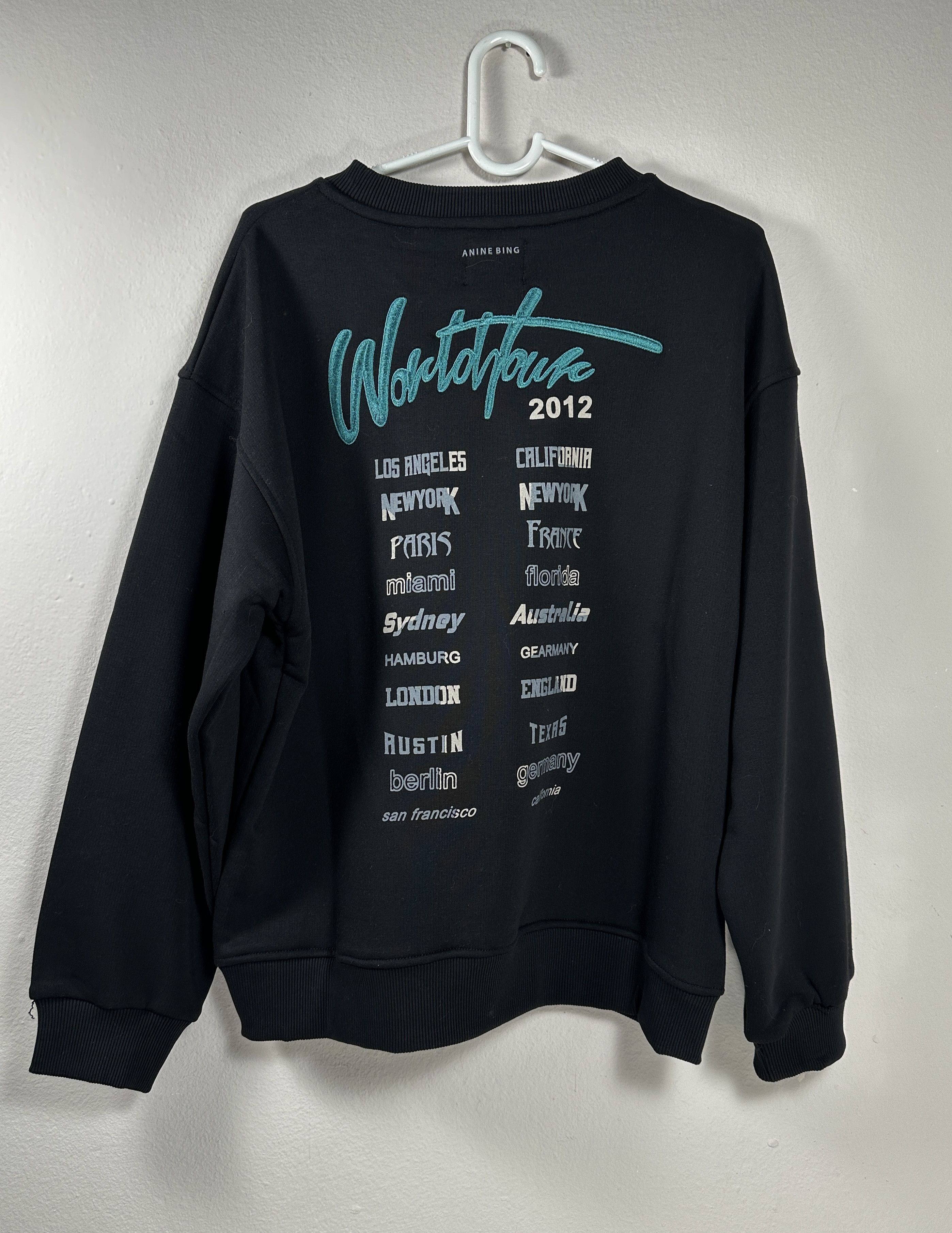Anine Bing Tiger sweatshirt black Size M / US 6-8 / IT 42-44 - 3 Thumbnail