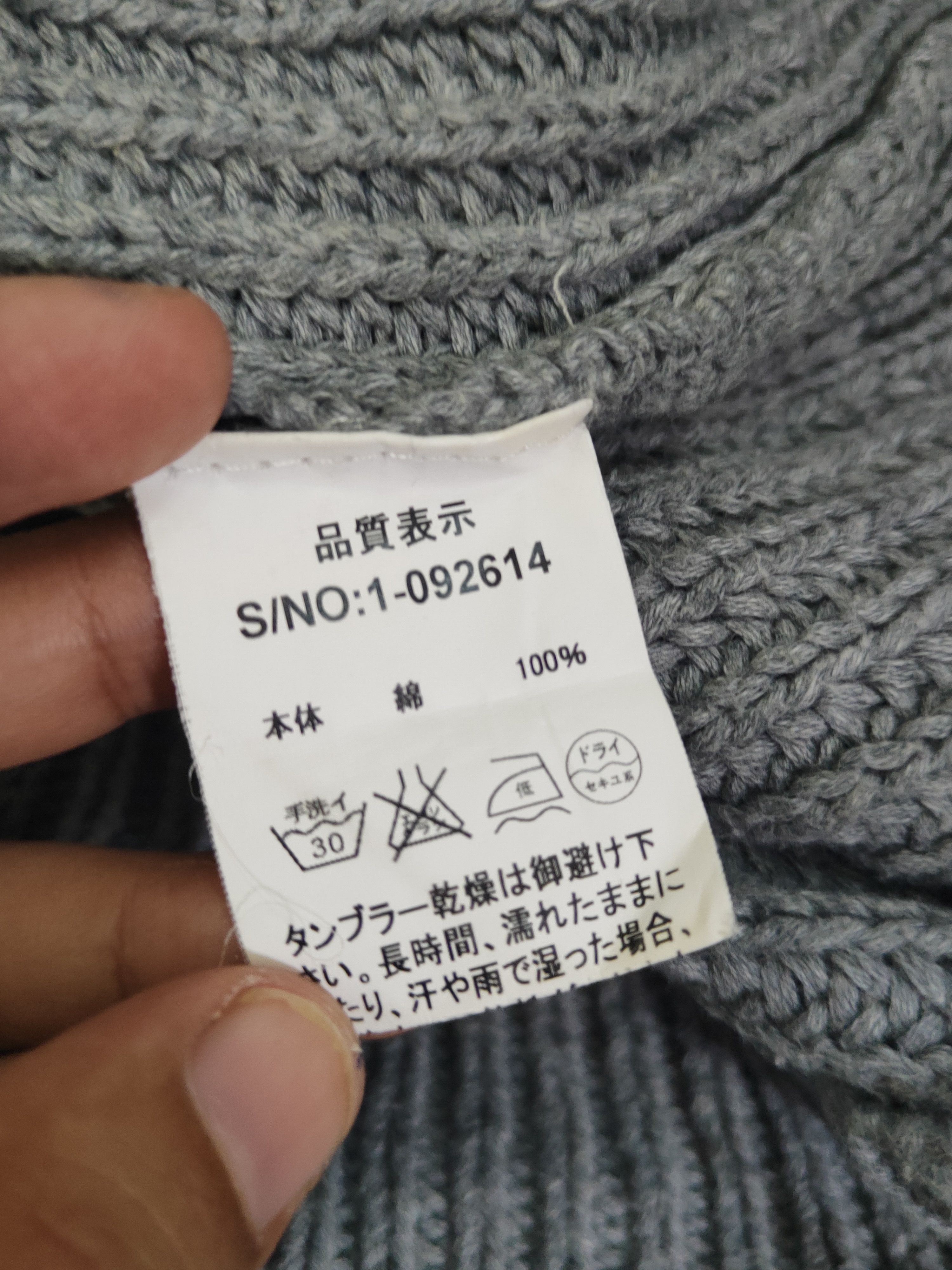 Japanese Brand Nostalgia Gray Knitwear Sweatshirts #W1739 Size US M / EU 48-50 / 2 - 12 Thumbnail