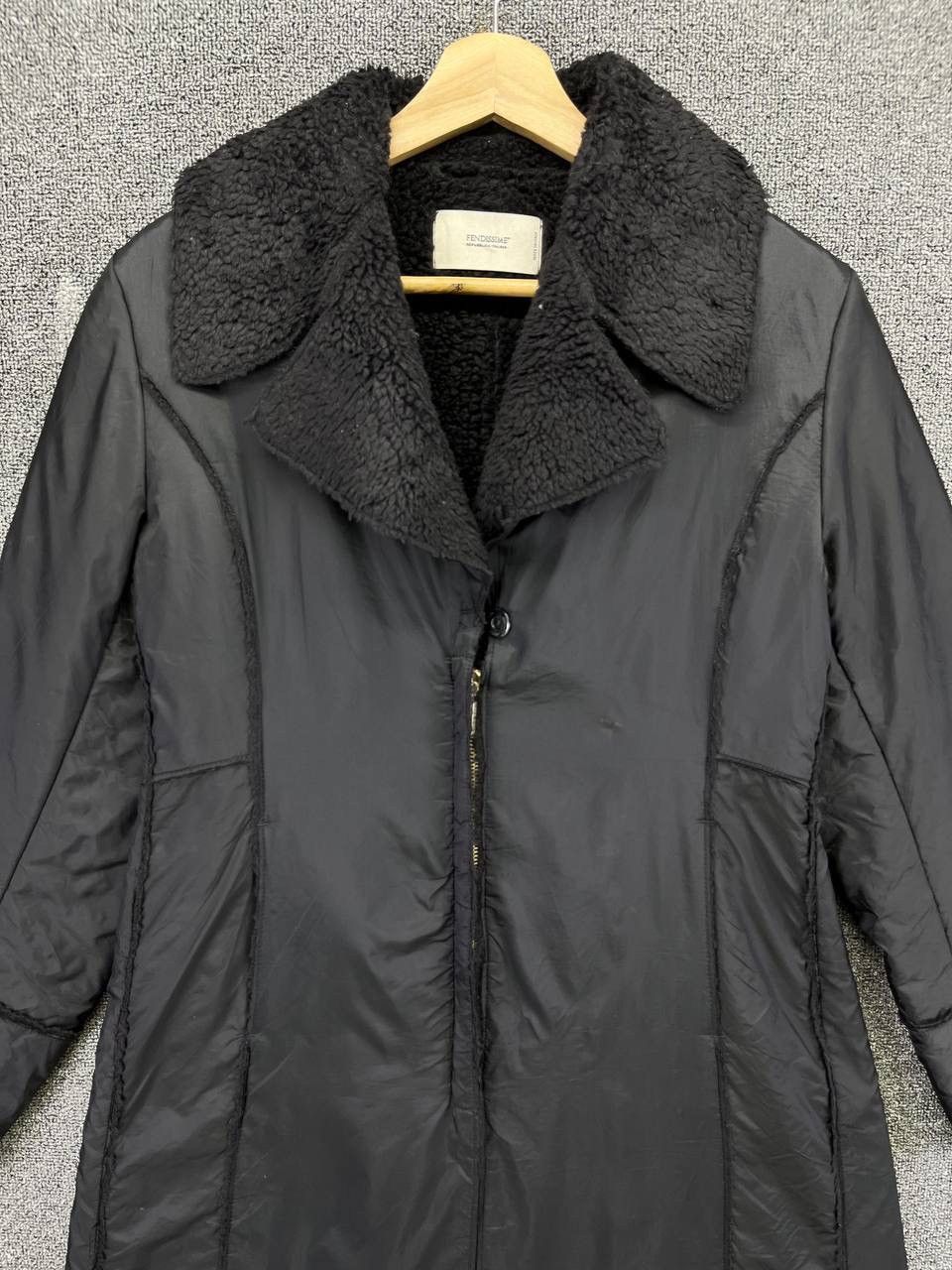 Fendi Vintage Fendi Fendissime Black Long Jacket Size XS / US 0-2 / IT 36-38 - 5 Thumbnail