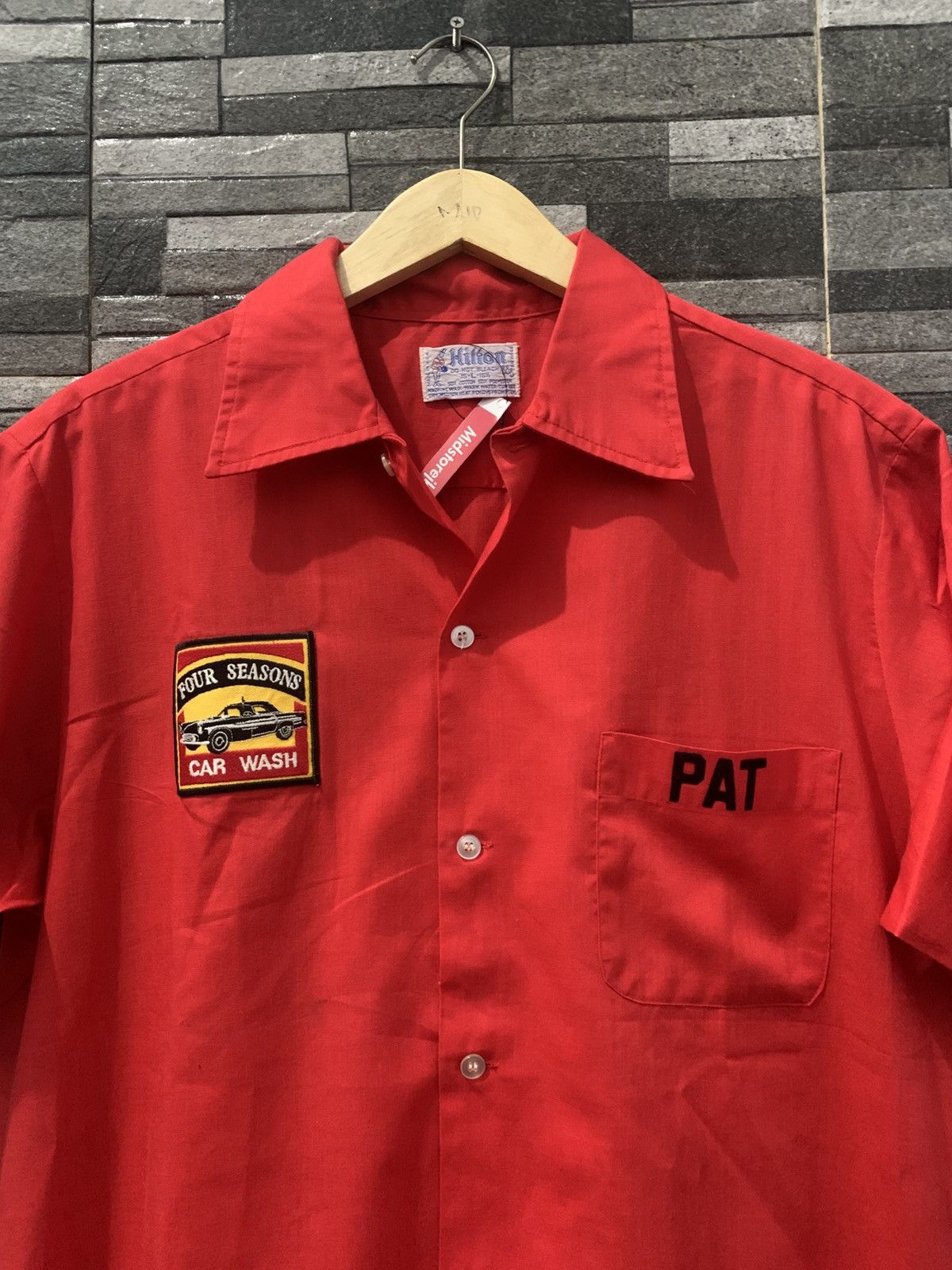 Other Vintage 70's HILTON BOWLING SHIRT Size US L / EU 52-54 / 3 - 5 Thumbnail