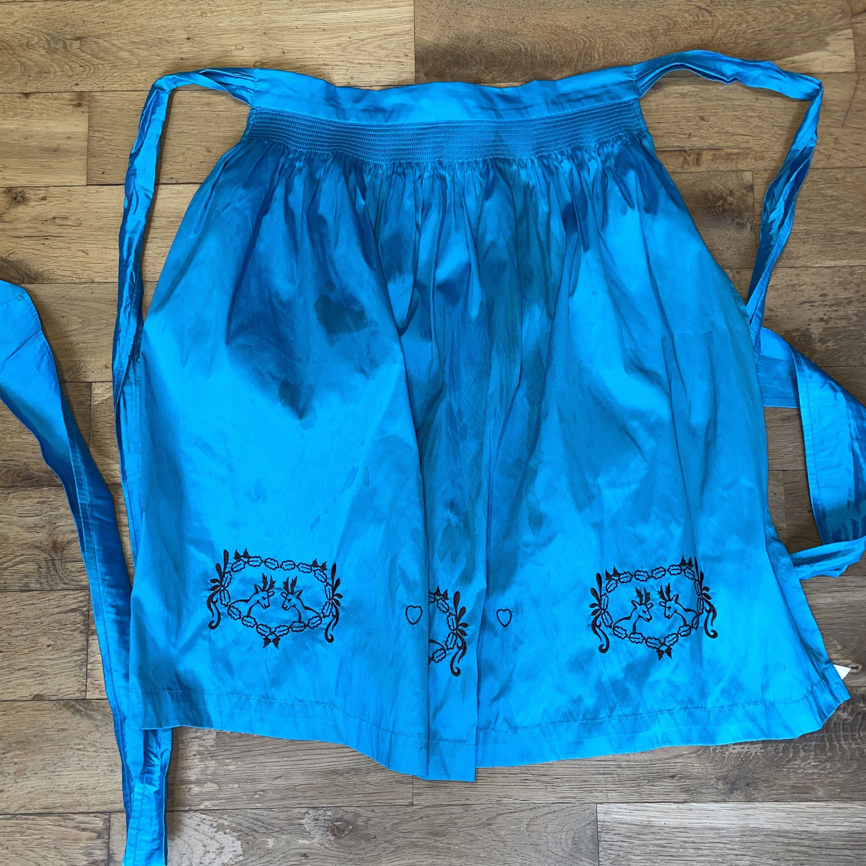 Vintage Trachten Bavarian Hunting Apron Vintage On Size Size ONE SIZE - 1 Thumbnail