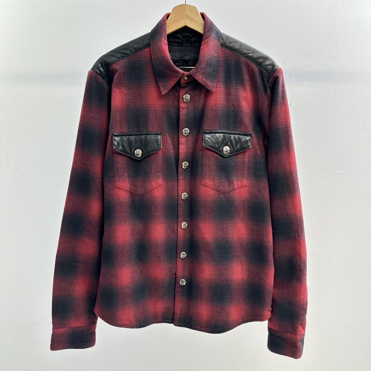 Chrome Hearts Chrome Hearts Leather Padded Lined Flannel Size US XL / EU 56 / 4 - 1 Thumbnail