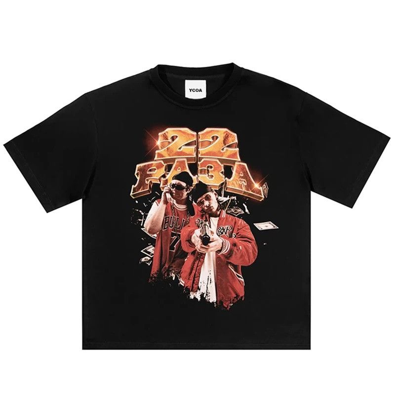 Other Aesthetic Oversized 22 Hip Hop T-Shirt Size US L / EU 52-54 / 3 - 1 Thumbnail