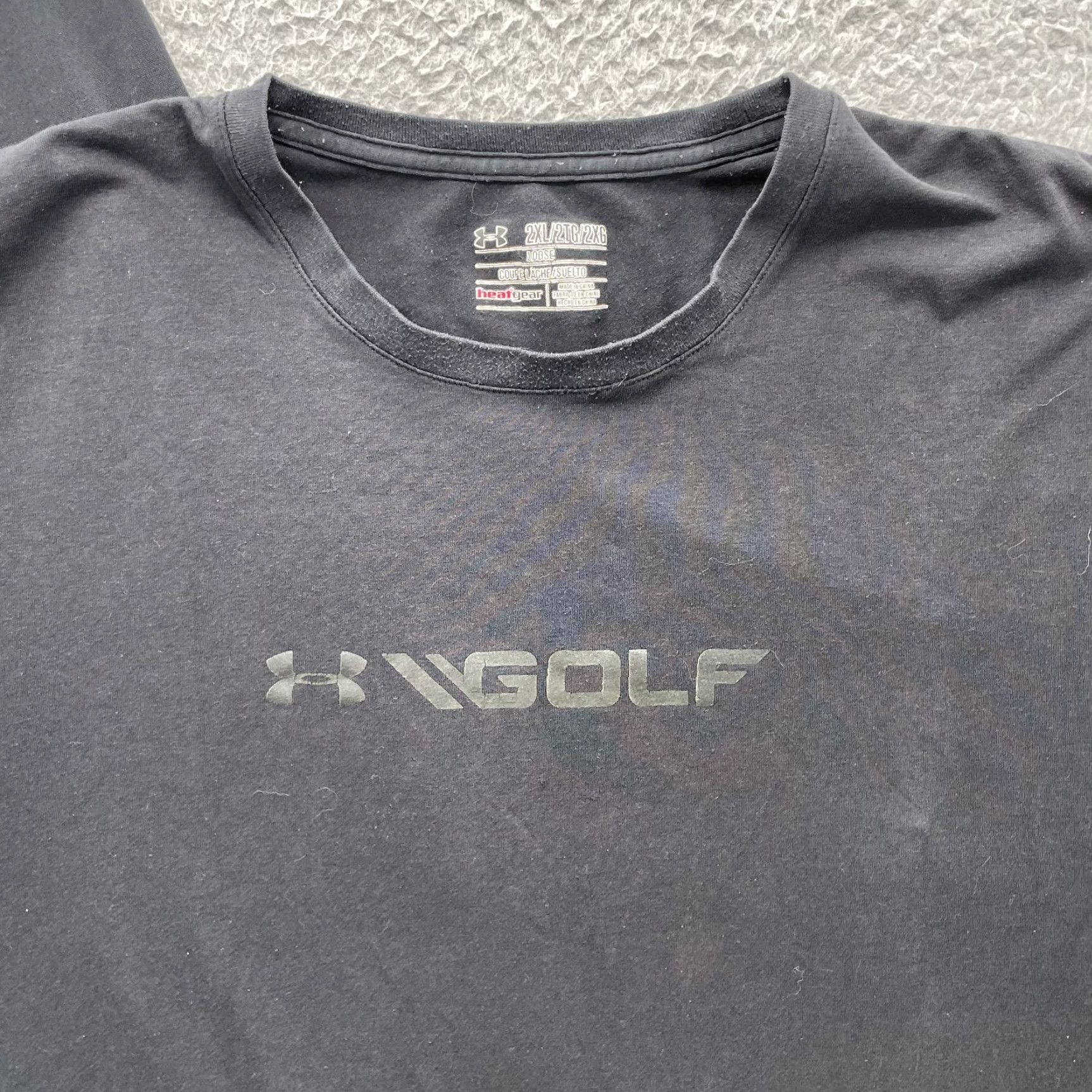 Under Armour Under Armour Golf Shirt LOT (2) Men 2XL/3XL Performance Training Pullover Sports Shirt Men Black Logo Athletic 2XL/3XL Fall Winter Sports Size US XXL / EU 58 / 5 - 2 Thumbnail