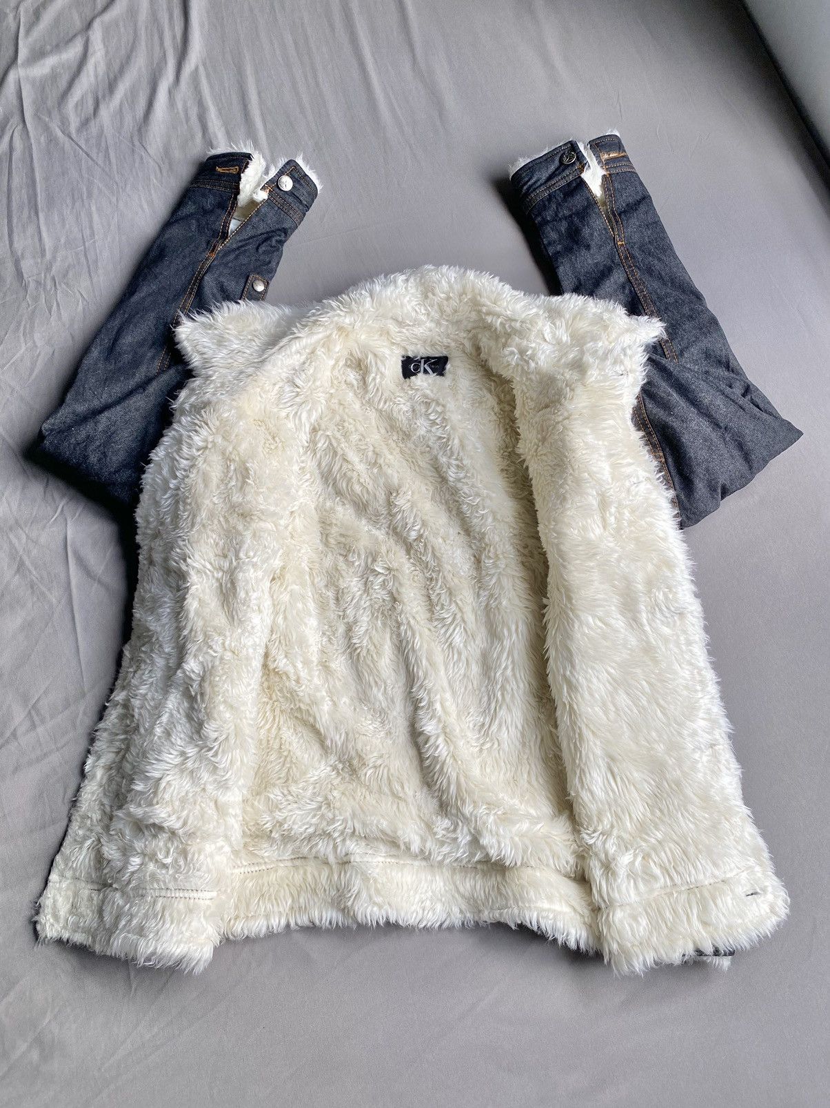 Calvin Klein × If Six Was Nine Calvin Klein Denim Sherpa Fur Jacket Size US M / EU 48-50 / 2 - 3 Thumbnail