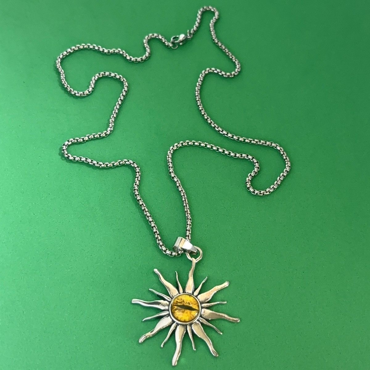 Other Sun Pendant Necklace for Men Women Hip Hop Unisex Necklace Size ONE SIZE - 4 Thumbnail