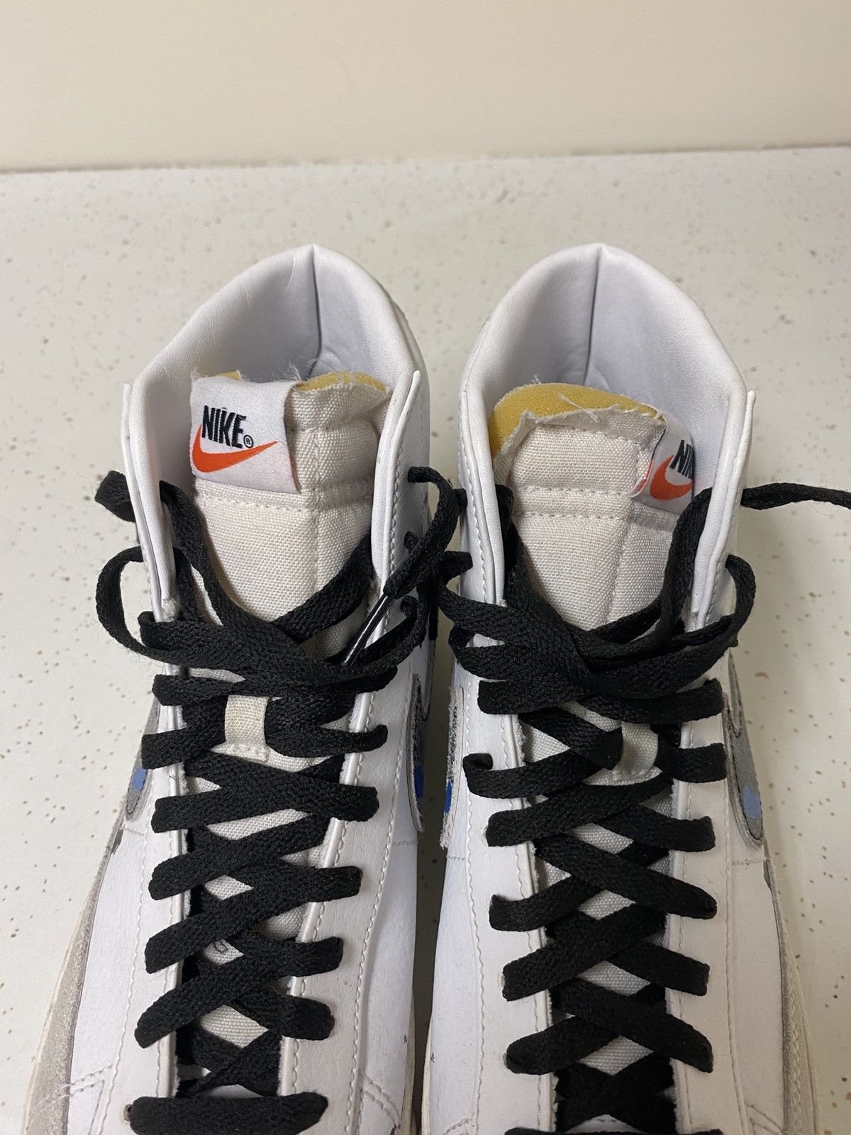 Nike Nike ‘77 Blazer Mid White Paint Splatter Sneakers Shoes Y2K Size US 10 / EU 43 - 10 Thumbnail