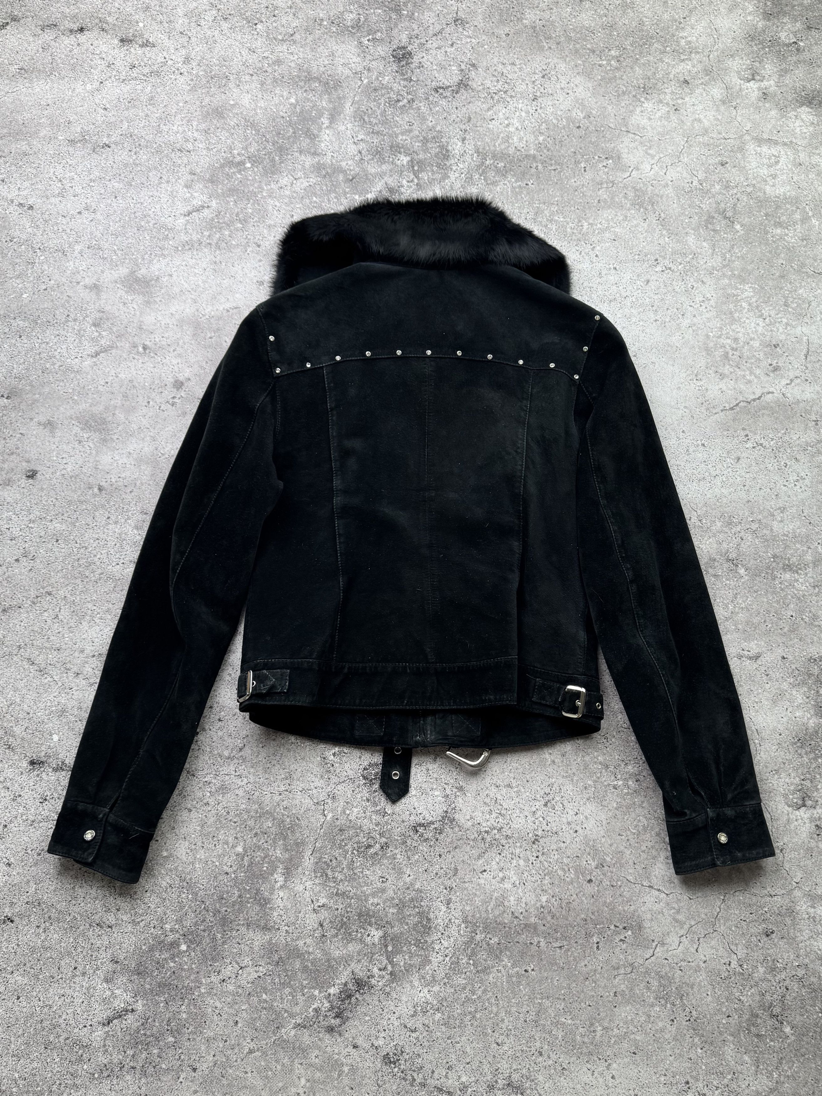 Japanese Brand Vintage Real Fur/Suede Cropped Jacket C418(V233) Size S / US 4 / IT 40 - 13 Thumbnail