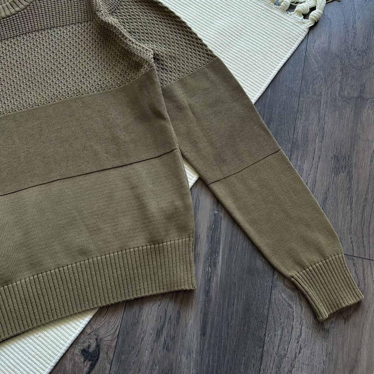 AMI Ami Alexandre Mattiussi Olive Green Crewneck Sweater Size US XS / EU 42 / 0 - 2 Thumbnail
