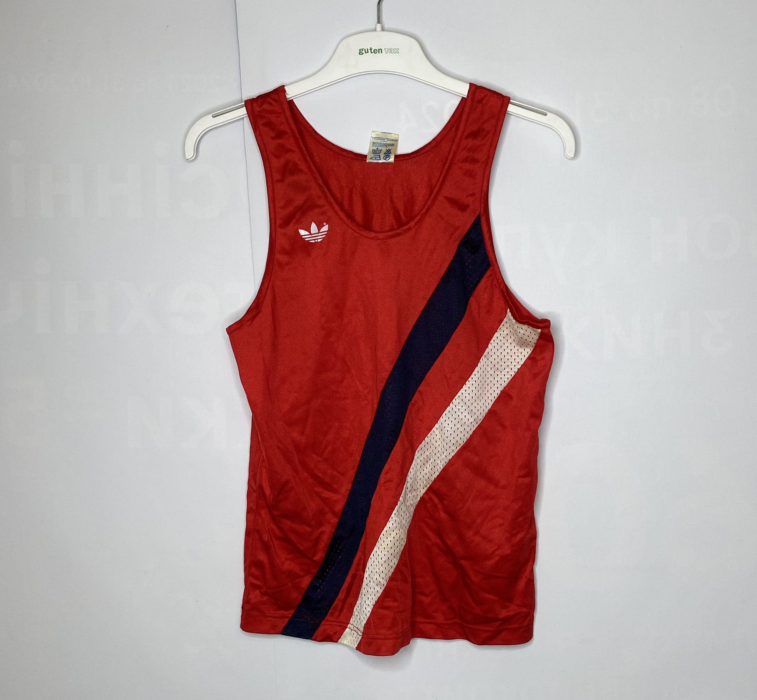 Adidas × Vintage ADIDAS VINTAGE 80s VEST SHIRT JERSEY MADE IN FRANCE RANNING Size US S / EU 44-46 / 1 - 1 Thumbnail