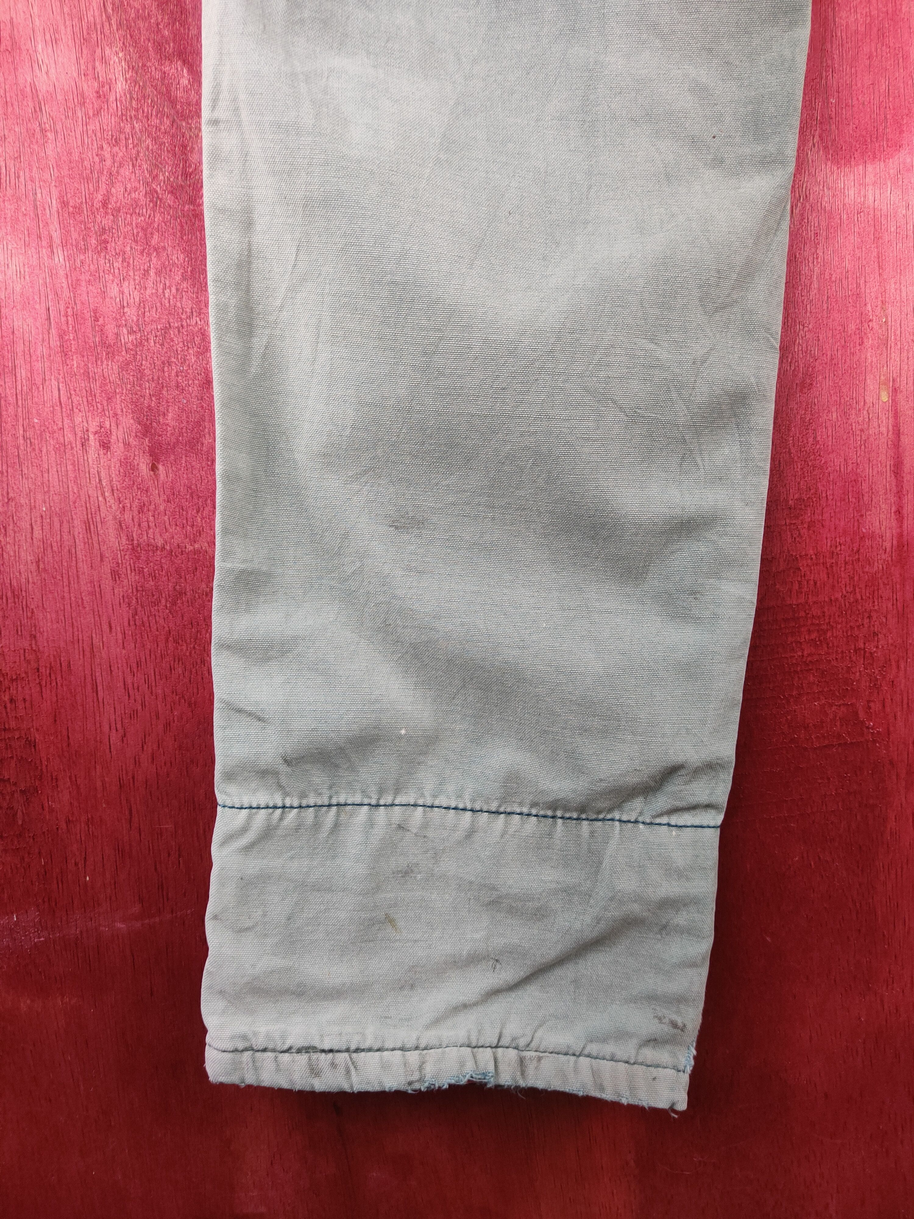 Japanese Brand Vintage Ortega Green Faded Cargo Pants N#S2828 Size US 30 / EU 46 - 12 Thumbnail
