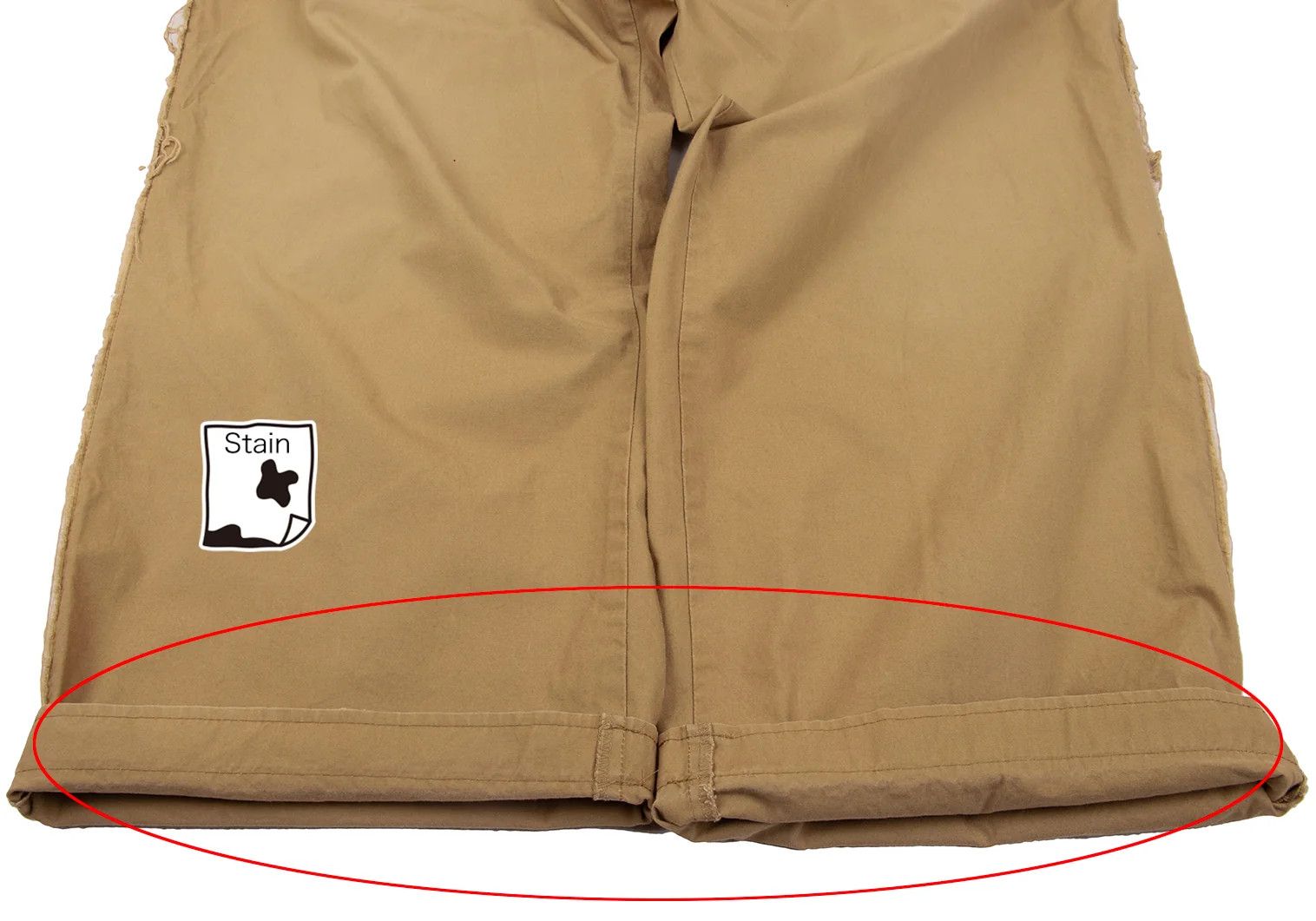 Yohji Yamamoto Yohji Yamamoto Cotton Belted Cut Pants Beige 4 Size US 36 / EU 52 - 11 Thumbnail