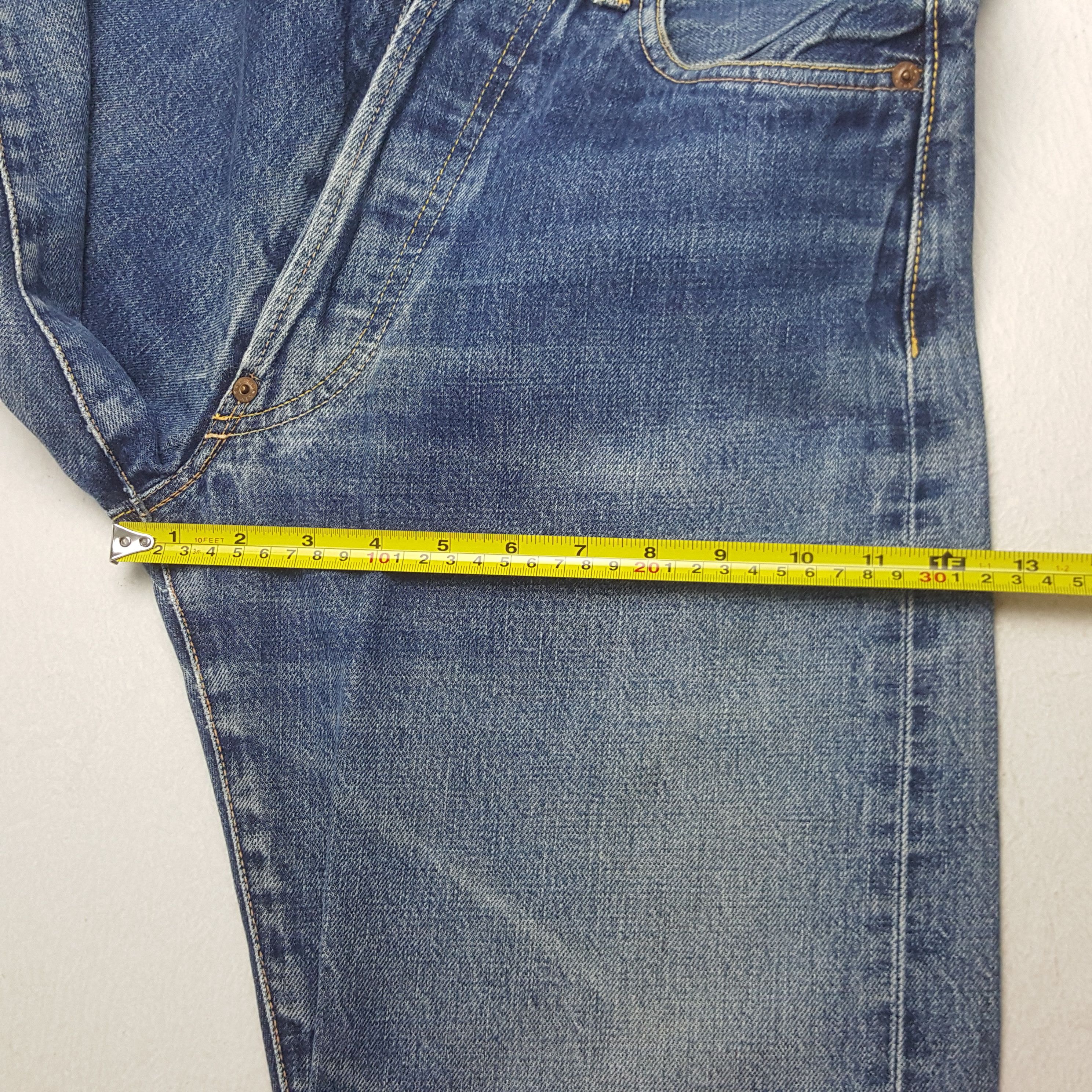 Evisu Vintage Evis Selvedge Daicock Art Denim Jeans C297N1 Size US 29 - 11 Thumbnail