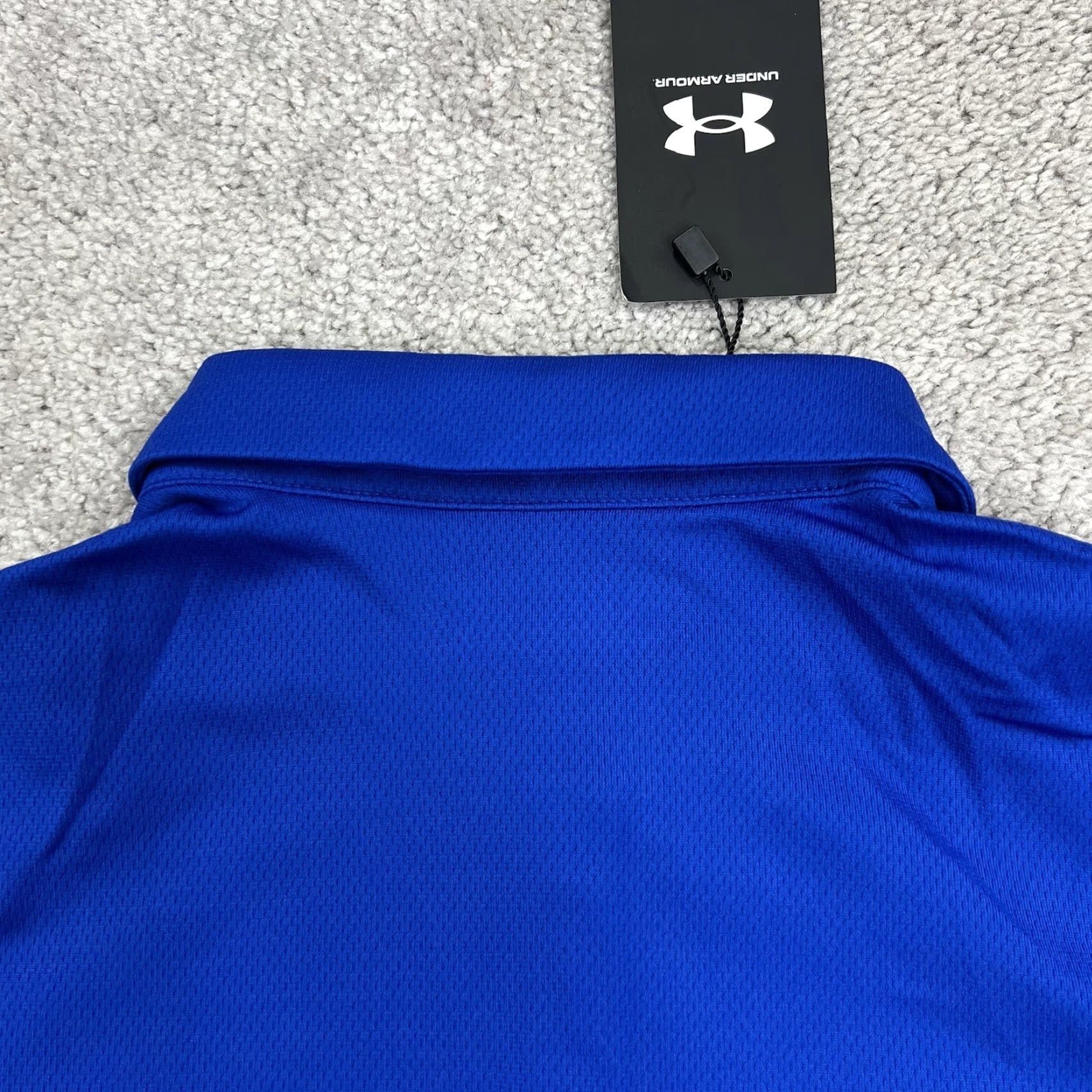 Under Armour Under Armour Polo Shirt Women XS Blue Team Tech Athletic Active 1370431 NWT New NWT Size XS / US 0-2 / IT 36-38 - 7 Thumbnail