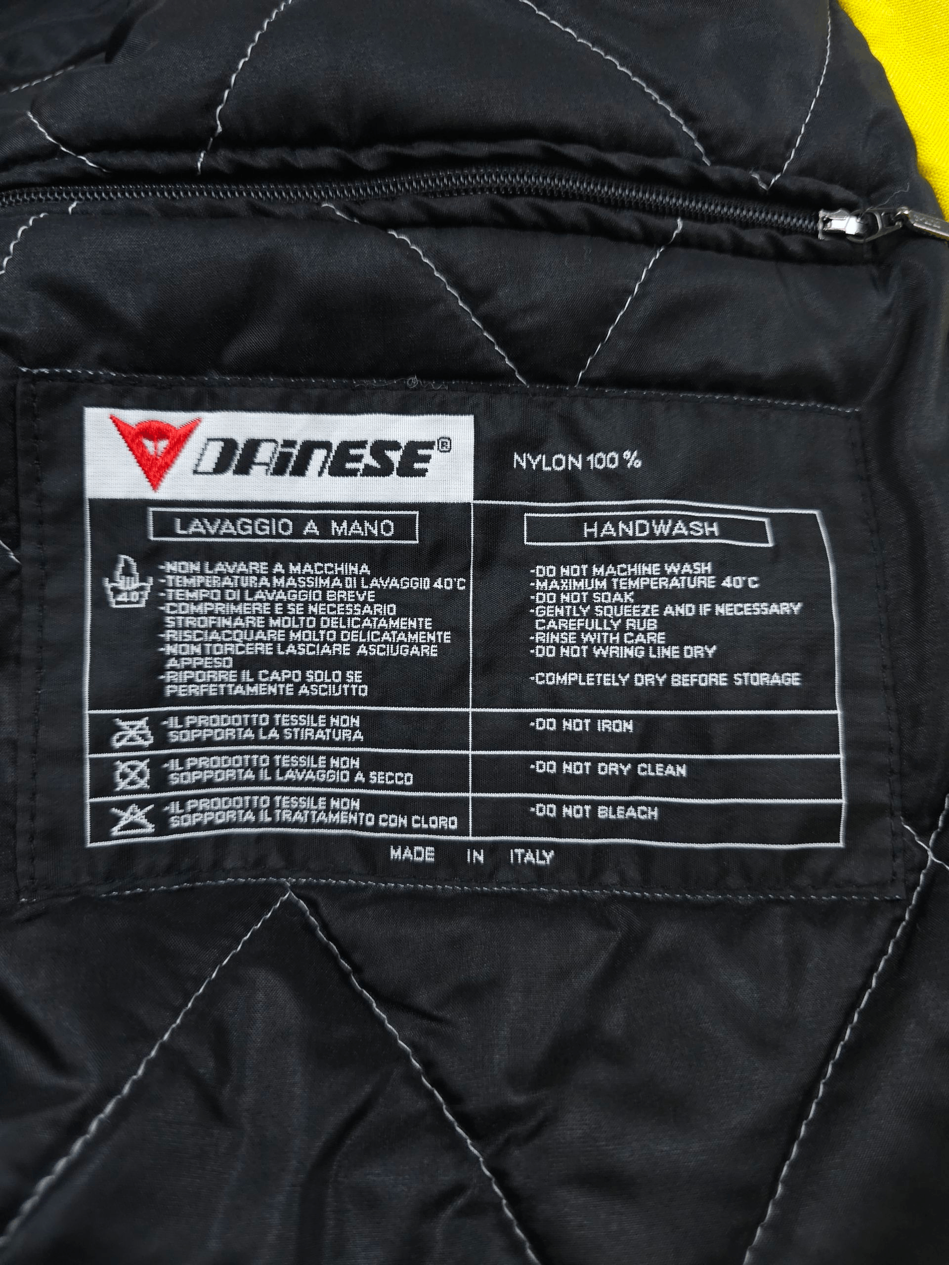 Dainese 💎 Vintage Dainese Belzebu Yellow Biker Moto Jacket Y2K Size US L / EU 52-54 / 3 - 8 Thumbnail