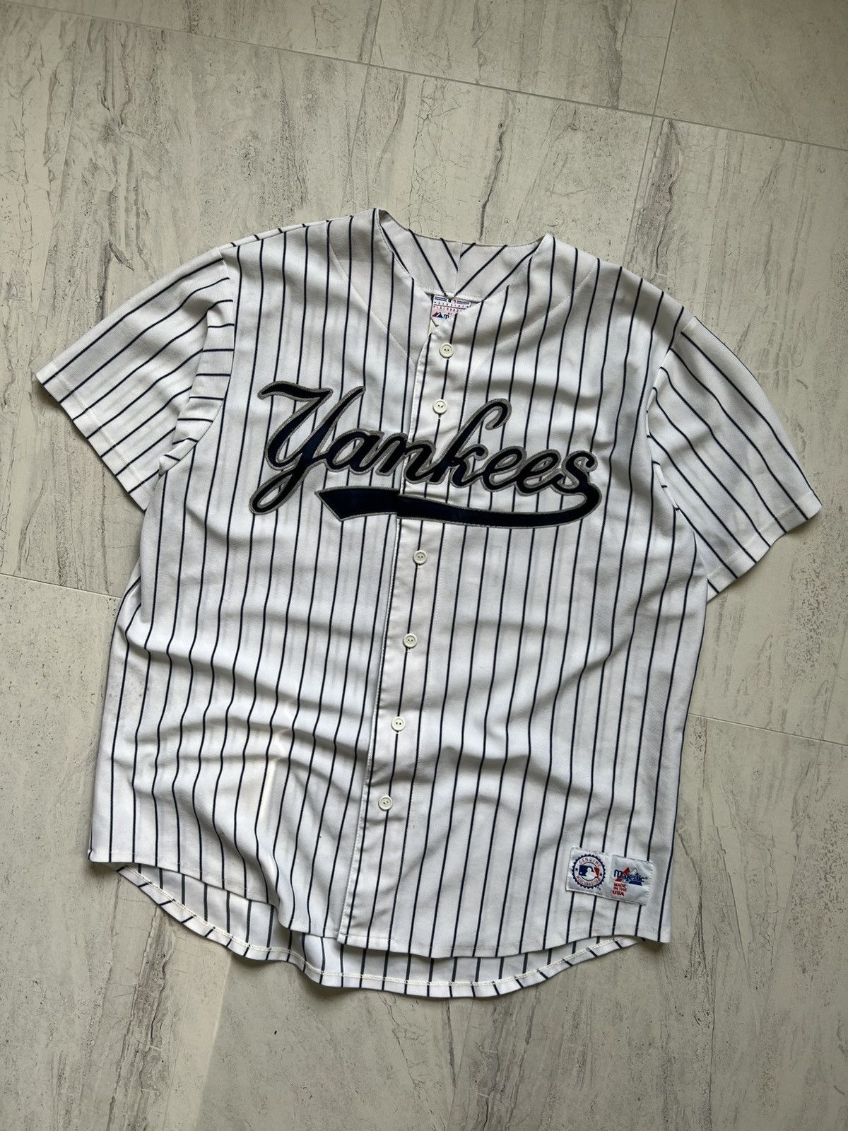 Nike Vintage MLB New York Yankees Stitched O’Neil Baseball Jersey Size US XL / EU 56 / 4 - 1 Thumbnail