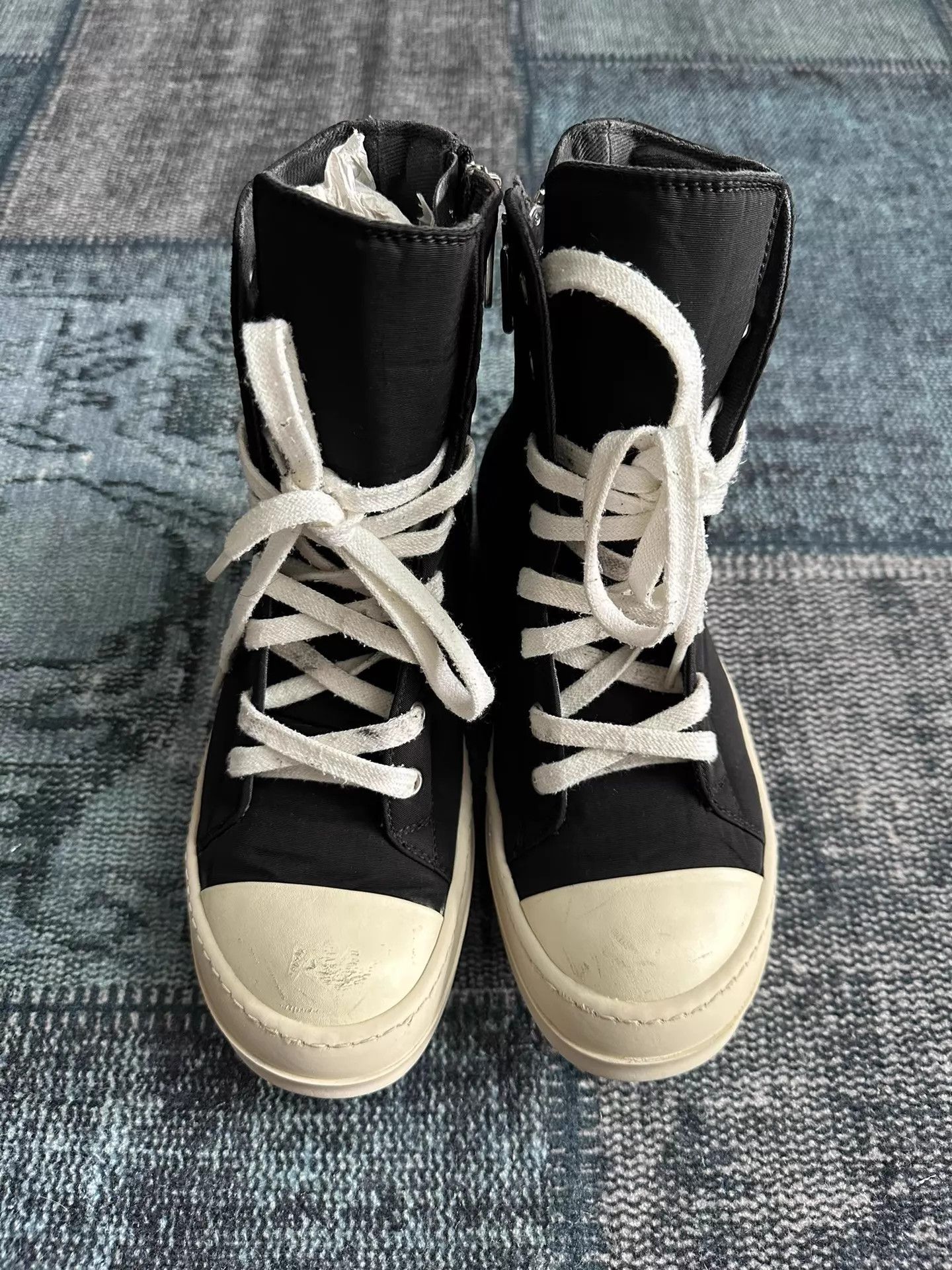 Rick Owens Rick Owens DRKSHDW Canvas Sneaker 37 Very Good Condition Size US 6.5 / IT 36.5 - 5 Thumbnail