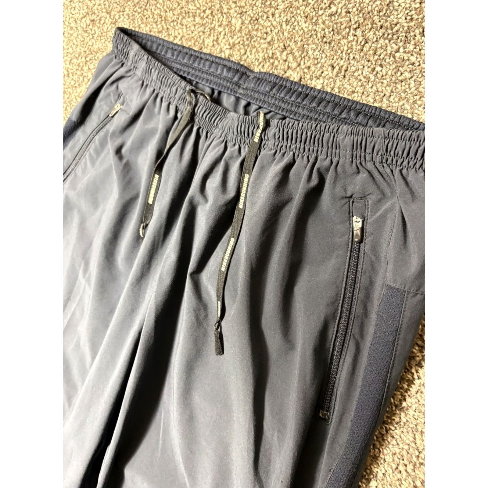 Nike Nike Sweatpants Mens XL Gray Zipper Pockets Elastic Waist 640111 Outdoor Size US 36 / EU 52 - 3 Thumbnail
