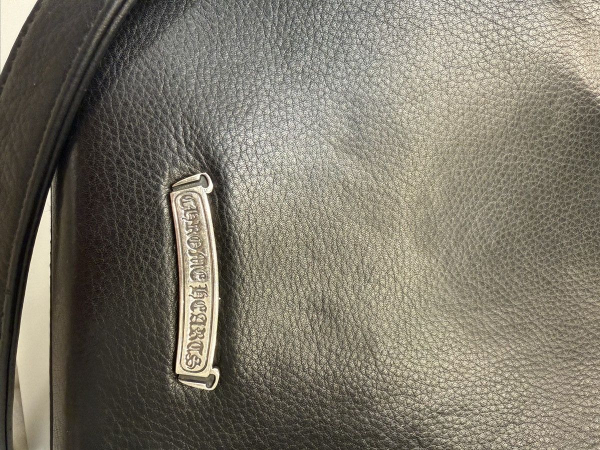 Chrome Hearts Leather chrome hearts messenger bag in black Size ONE SIZE - 2 Thumbnail