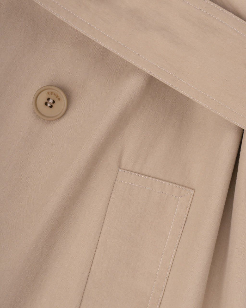 Kenzo KENZO / Oversized Cotton Trench Coat Size XXS / US 00 / IT 34 - 2 Thumbnail