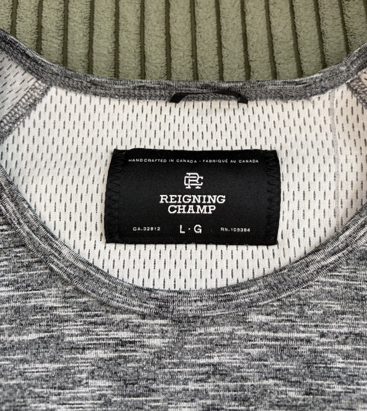 Reigning Champ Reigning Champ Athletic Shirt Long Sleeve Gray Large Size US L / EU 52-54 / 3 - 3 Thumbnail