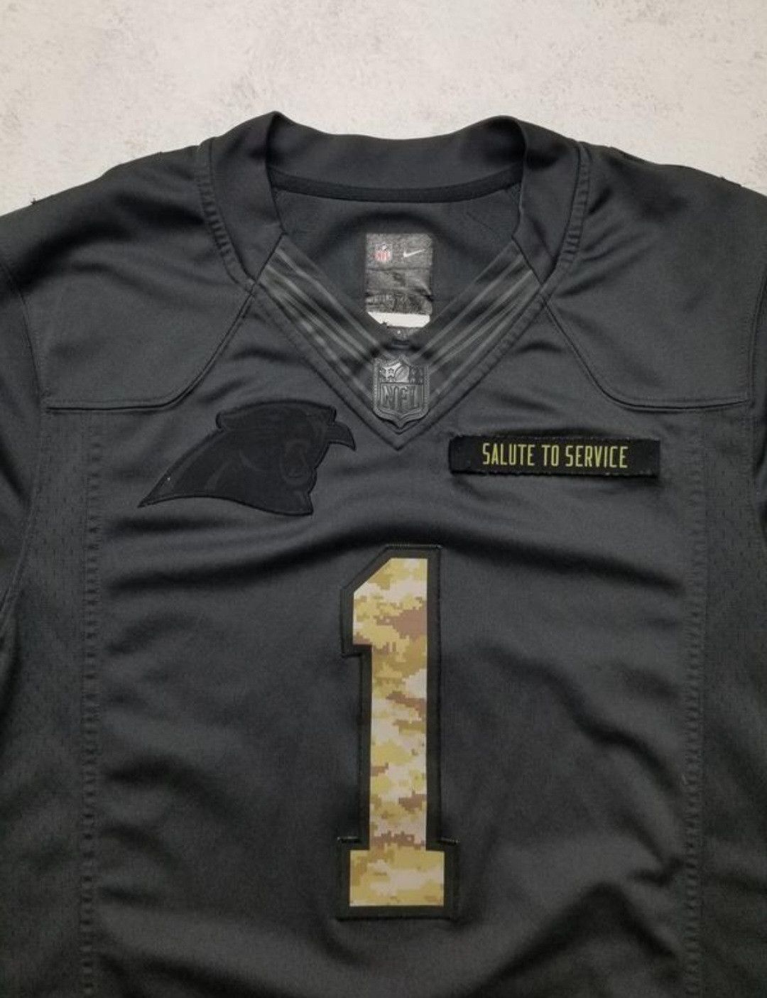 Nike Cam Newton #1 Carolina Panthers Salute to Service Jersey Size US S / EU 44-46 / 1 - 4 Thumbnail