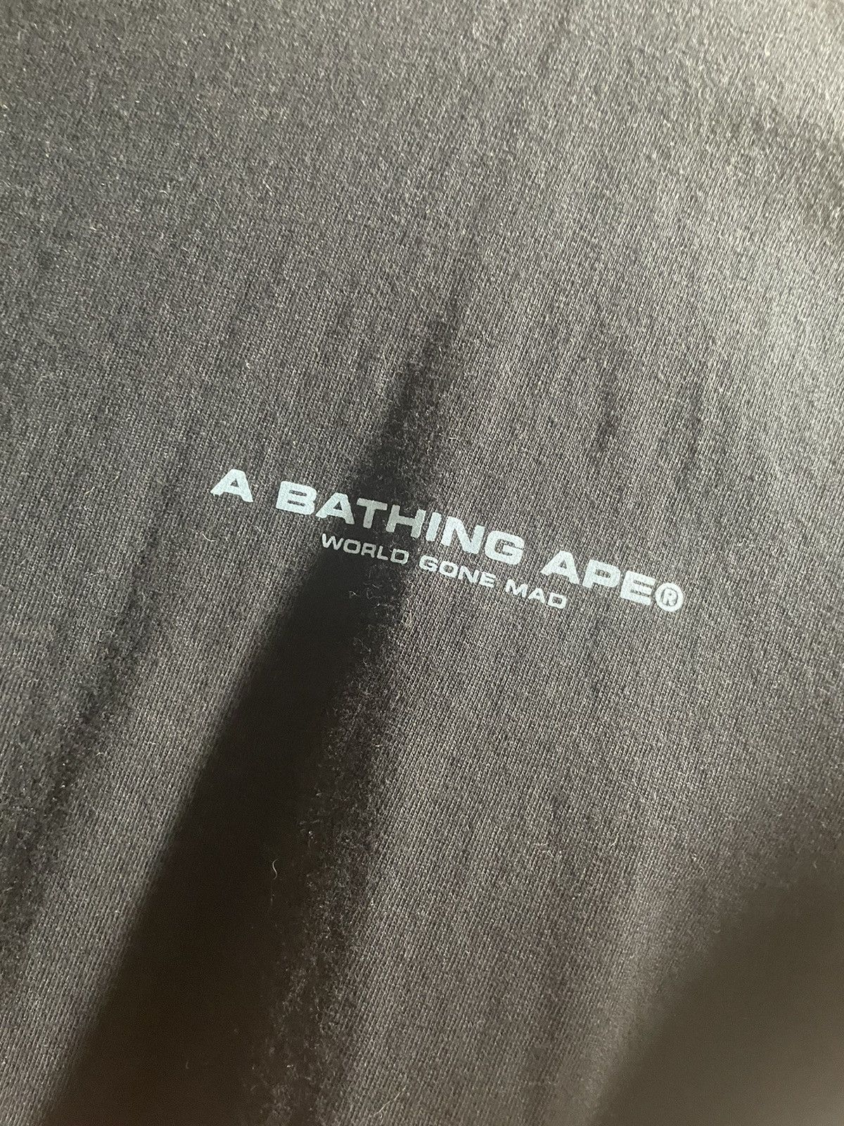 Bape Bape tee black L Size US L / EU 52-54 / 3 - 2 Thumbnail