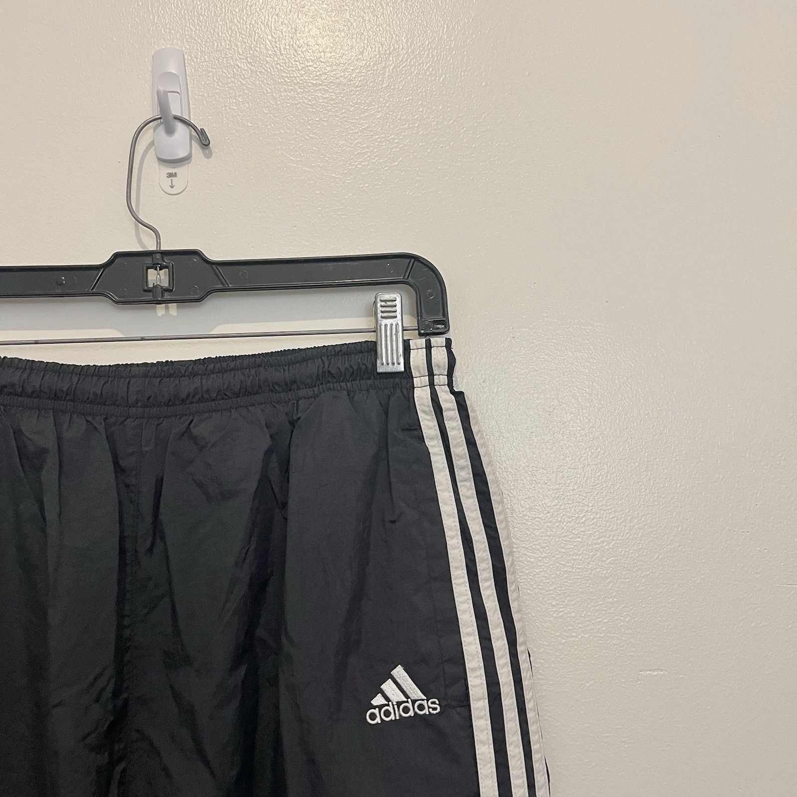 Adidas 1990s Adidas Track Pants Lined Firebird VTG 3 Stripe M Size US 32 / EU 48 - 2 Thumbnail