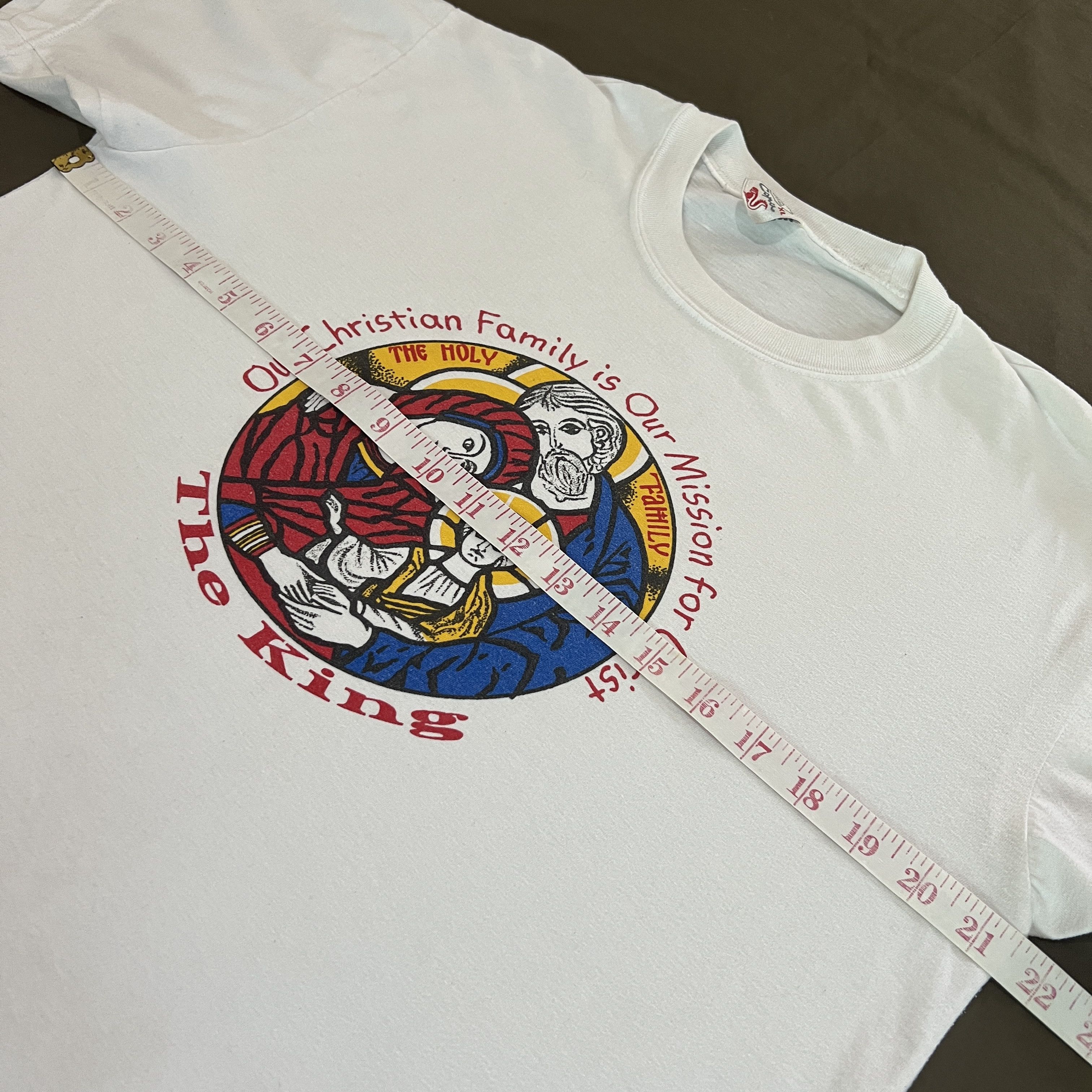 Vintage Vintage Y2K The King Jesus God Holy Bible Christ Promo Tee Size US XL / EU 56 / 4 - 7 Thumbnail