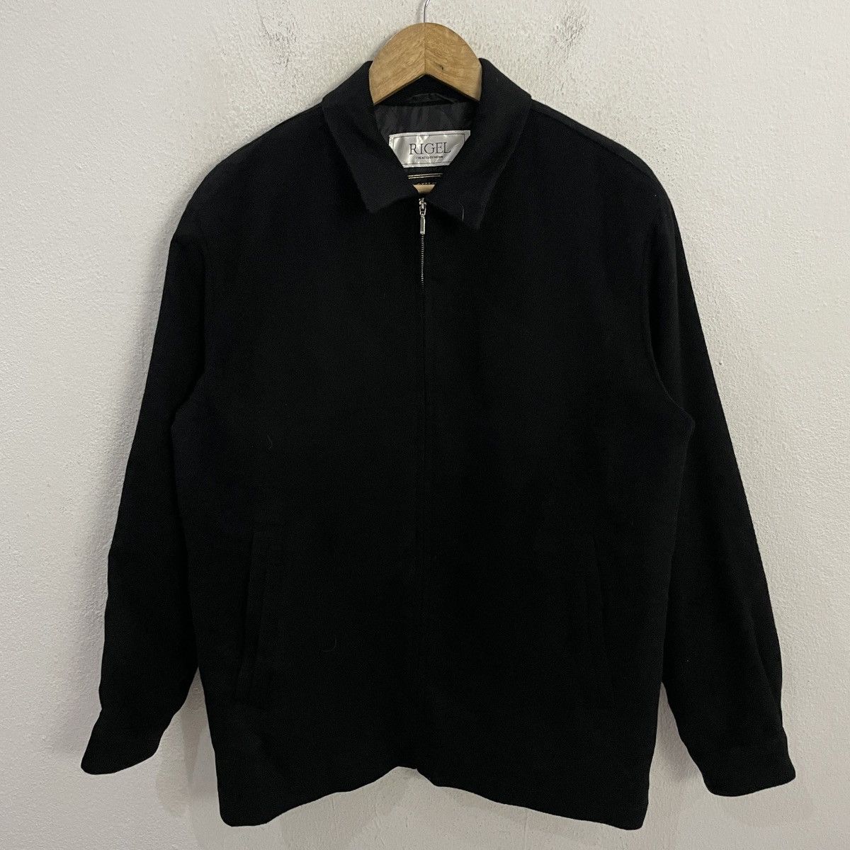 Japanese Brand Vintage Rigel Cashmere Jacket Size US L / EU 52-54 / 3 - 1 Thumbnail