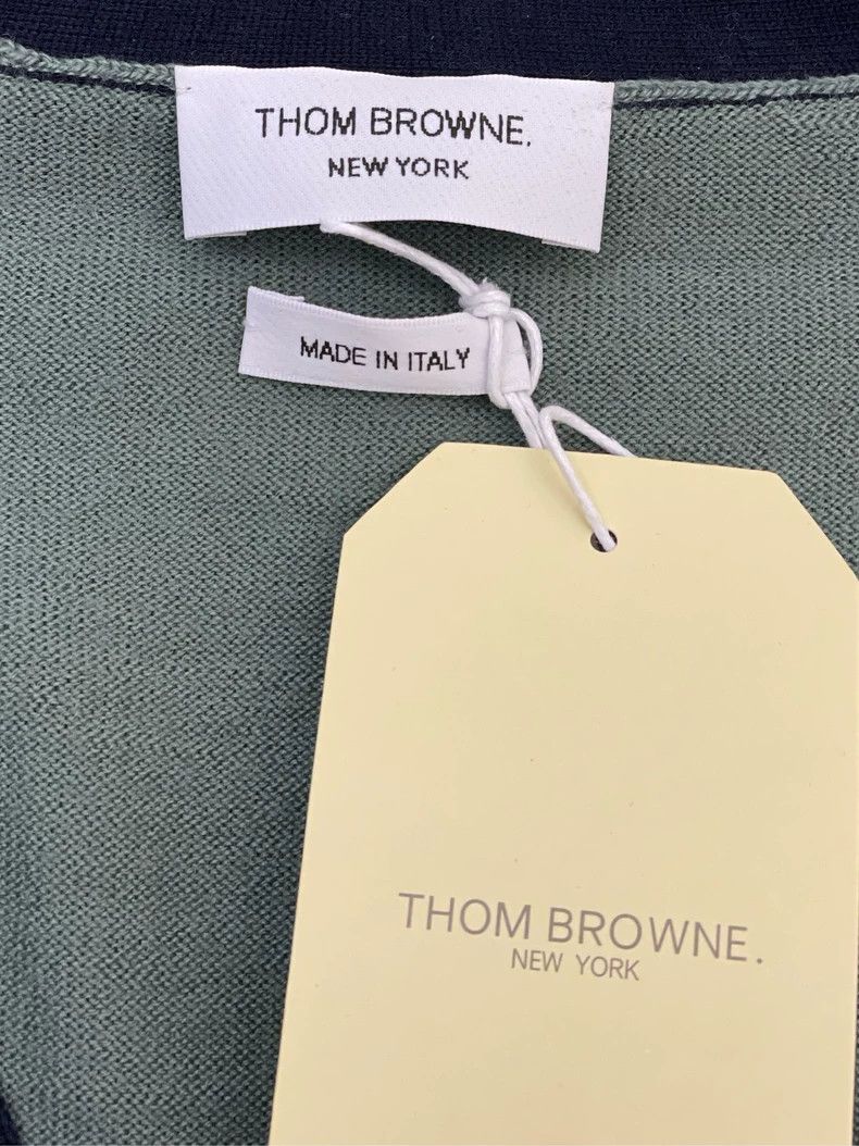 Thom Browne Thom browne Size 12 Blue and green color block four-stripe Size M / US 6-8 / IT 42-44 - 5 Thumbnail
