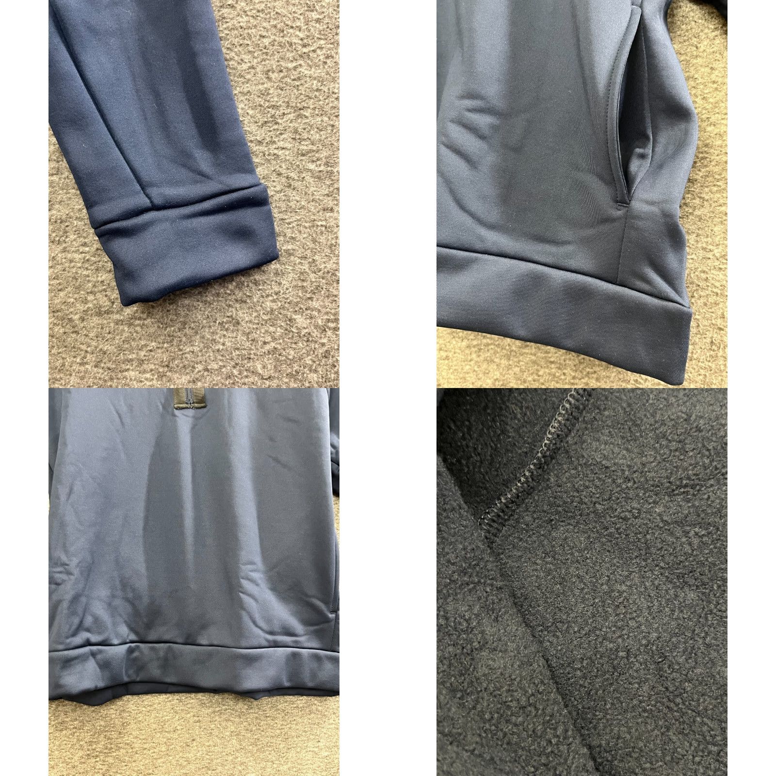 Nike Nike Therma-Fit Tour Performance Women's Small Navy 1/4 Zip Pullover Shirt Active Gym & Training Womens Nike Dri-Fit Modern 90s Style Blue Size S / US 4 / IT 40 - 8 Thumbnail