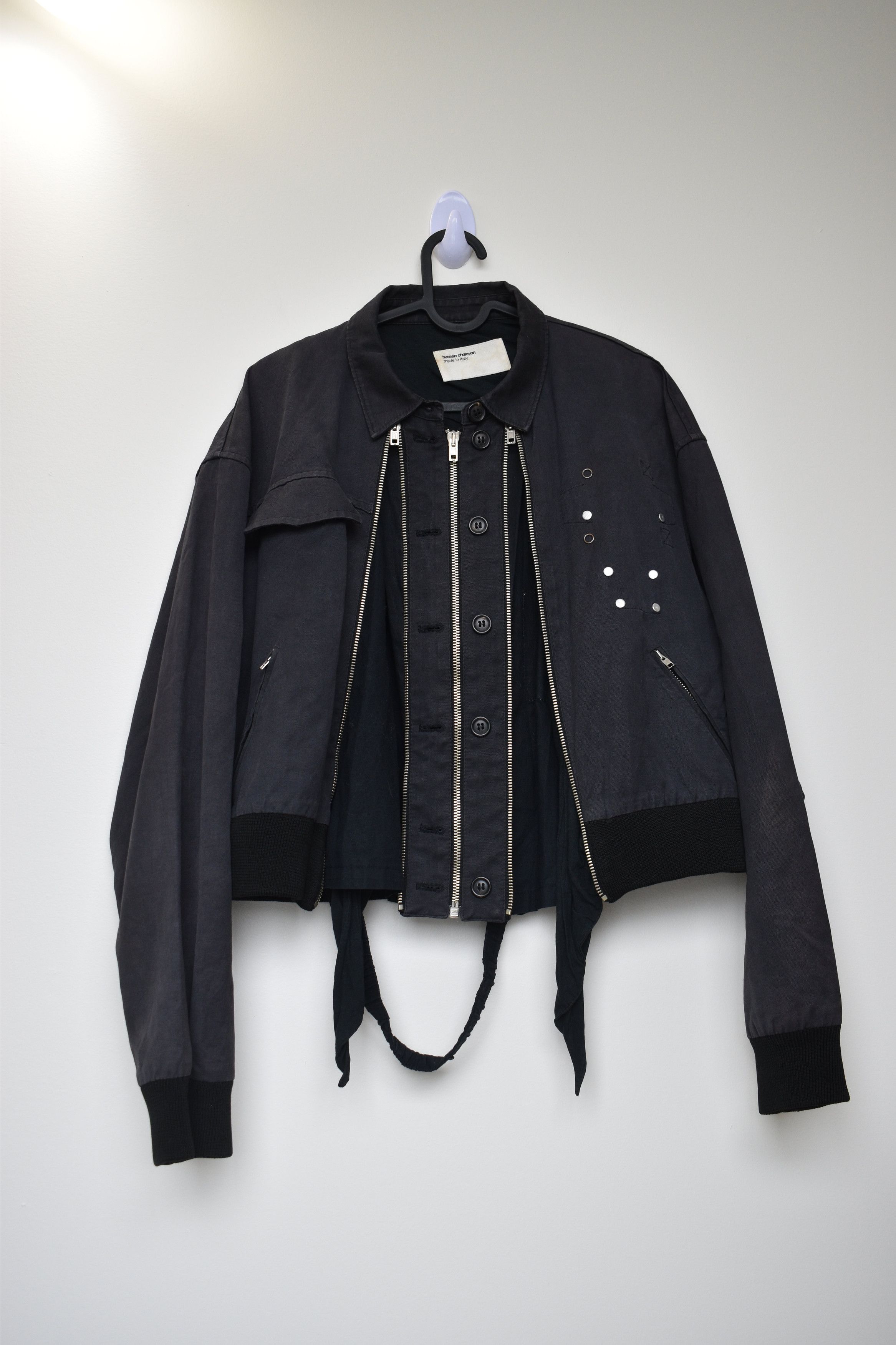 ジャケット・アウター HUSSEIN CHALAYAN TRIPLE ZIP BLOUSON HUSSEIN CHALAYAN TRIPLE ZIP BLOUSON