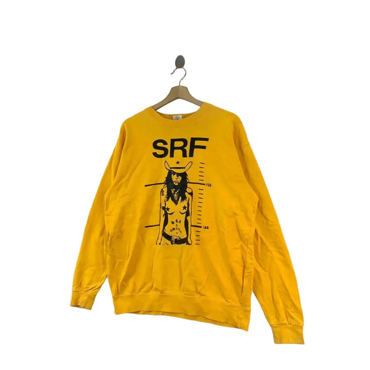 Vintage SRF JAPAN NUDE GIRL HYSTERIC Punk Rebel Sweatshirt Sweater Size XL / US 12-14 / IT 48-50 - 2 Thumbnail