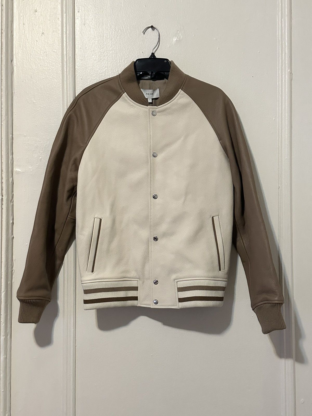 Reiss NWT men's leather jacket Size US S / EU 44-46 / 1 - 2 Thumbnail