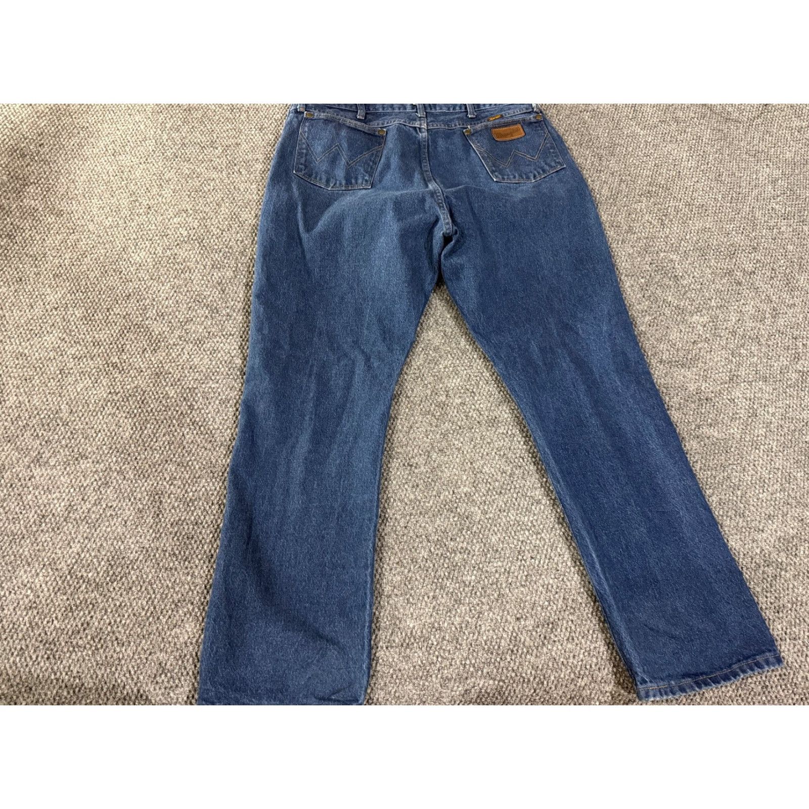 Wrangler Wrangler Jeans Mens 40x32 47MWZ Denim Western Cowboy Cut Regular Fit Blue Cotton Blend 5-Pocket Logo Vintage No Size US 40 / EU 56 - 7 Thumbnail