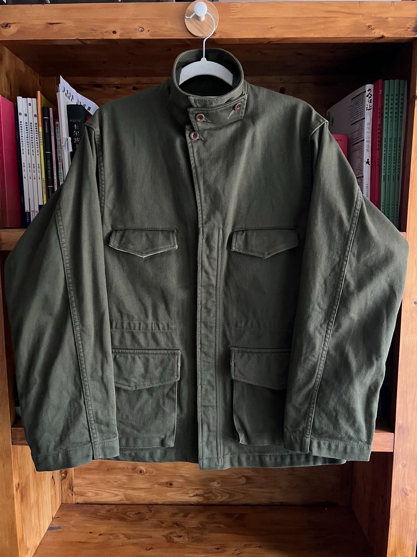 Samurai Jeans Samurai Jeans 15oz Olive Green Field Jacket M Size US M / EU 48-50 / 2 - 1 Thumbnail