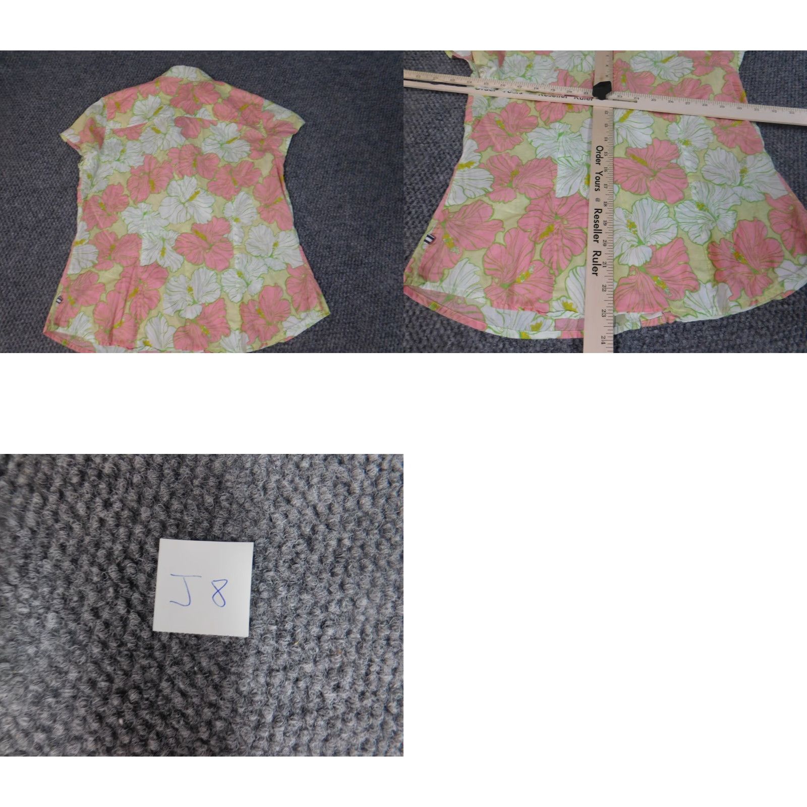 Izod Izod Womens Blouse PM Petites pink floral button down Size M / US 6-8 / IT 42-44 - 8 Thumbnail