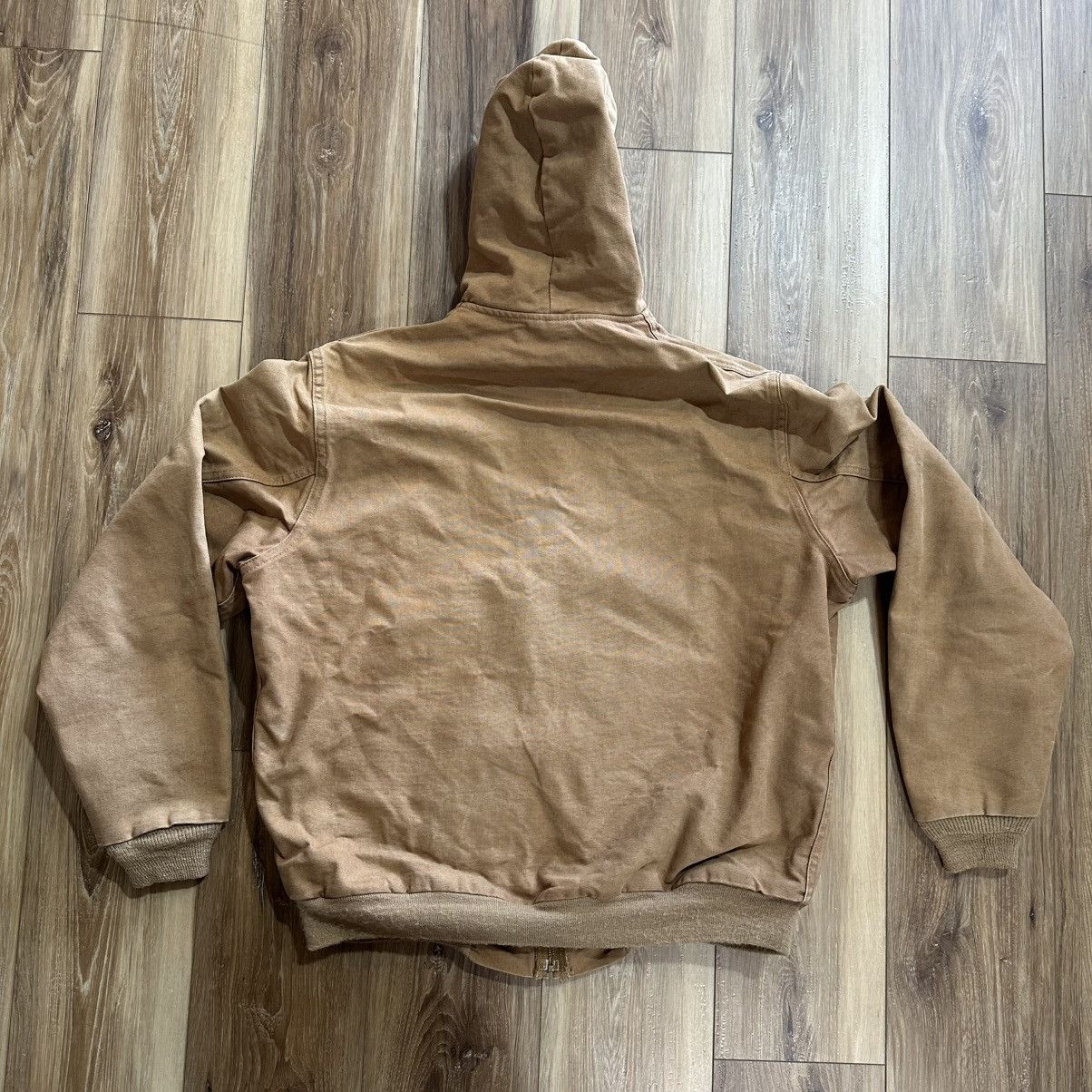 Carhartt Vintage 90s Carhartt JR116 Made in USA Thermal Hooded Jacket Size US XL / EU 56 / 4 - 2 Thumbnail