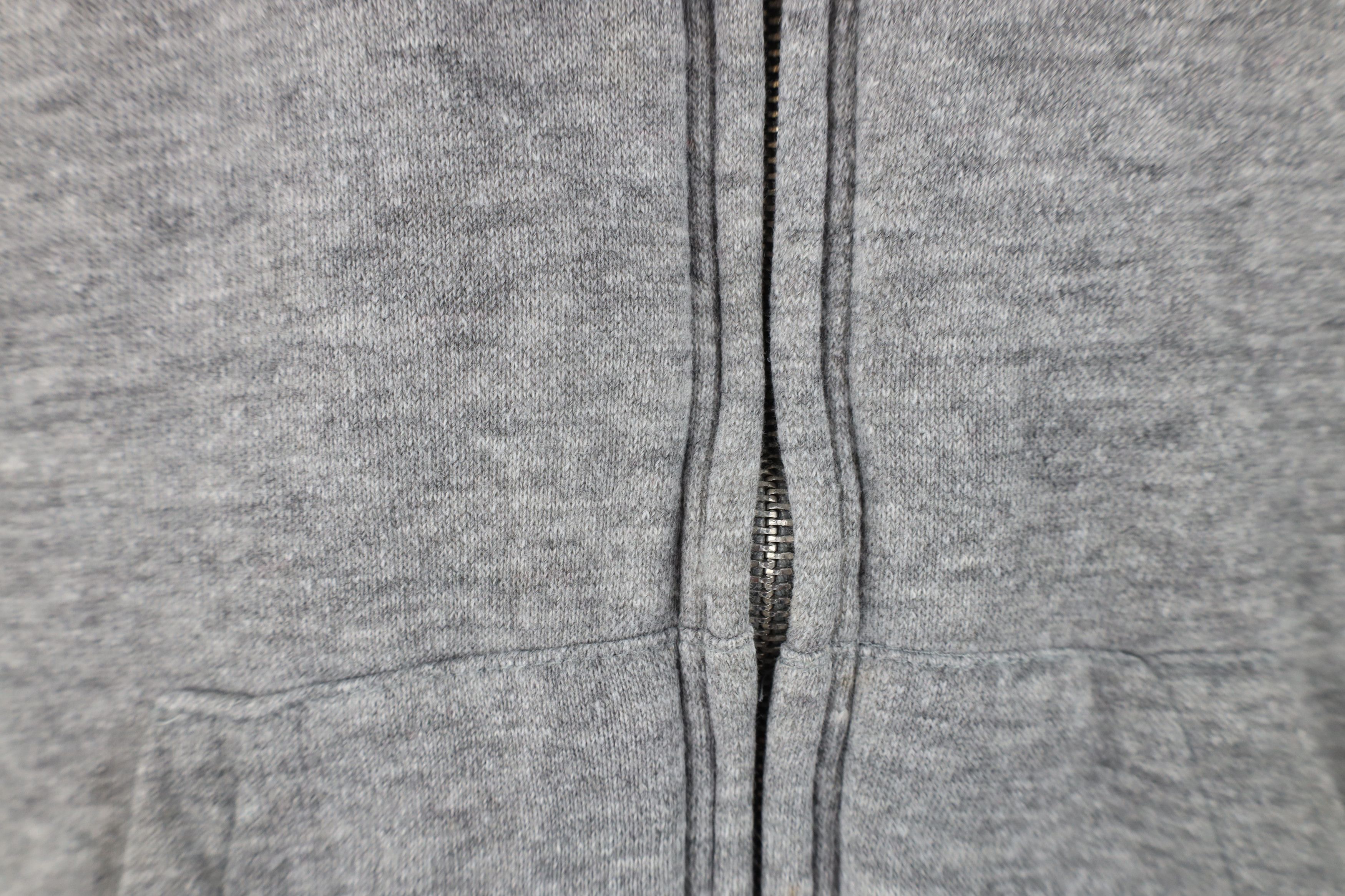 Vintage Vintage 70s Streetwear Thermal Lined Zip Hoodie Gray USA Size US XL / EU 56 / 4 - 5 Thumbnail