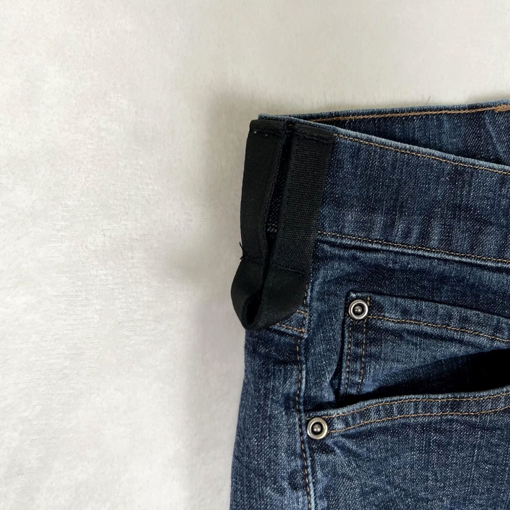 Duluth Trading Company Duluth Trading 40 Grit Jeans Mens 42x30 Blue Slim Straight Stretch Denim Pants メンズ 40 Grit Slim Fit Straight Leg Denim Jeans Blue Reads To 44x30 Size US 42 / EU 58 - 4 Thumbnail