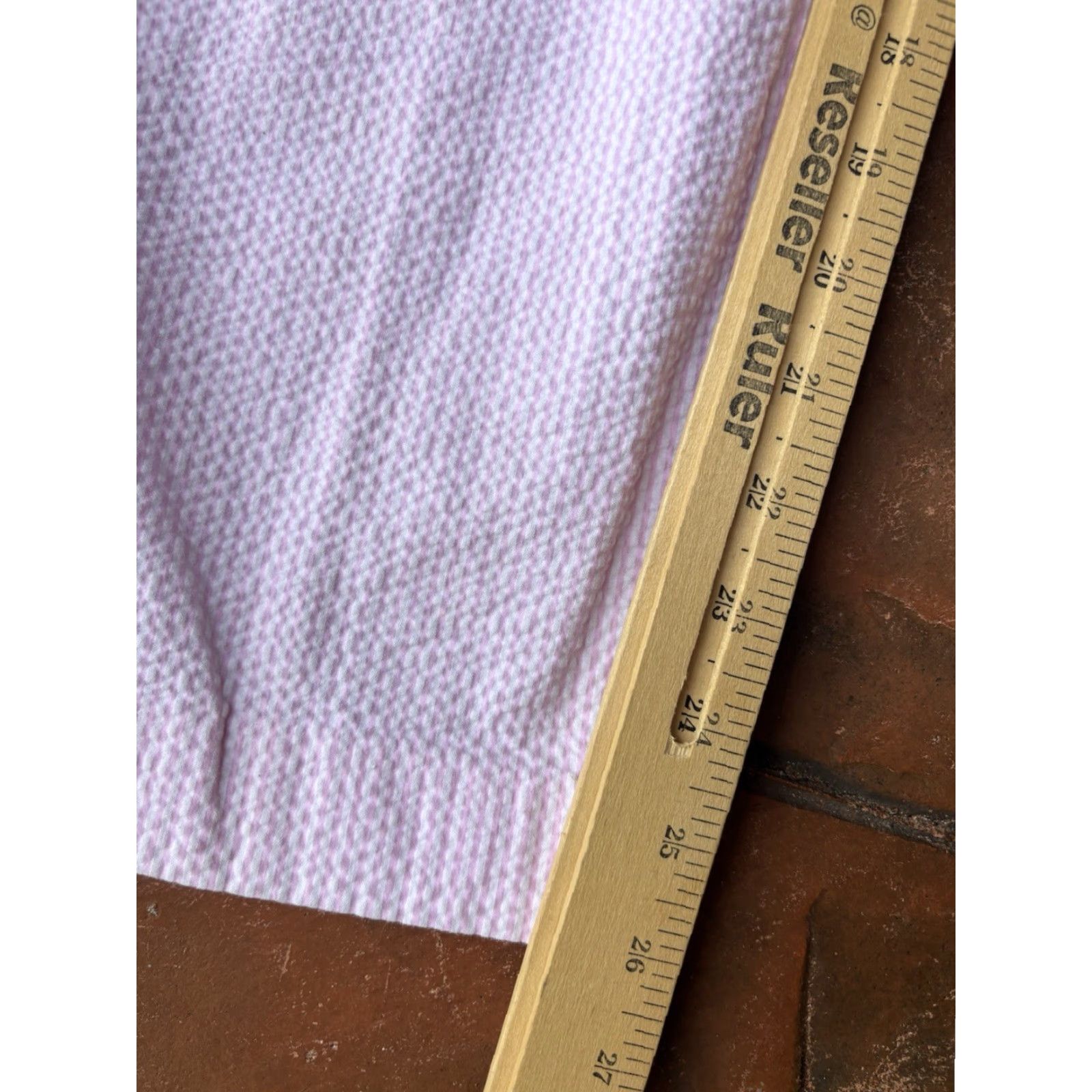 Ralph Lauren LAUREN RALPH LAUREN Seersucker Dress Pants Women’s 10P Pink Striped Golf Pants Size 32" / US 10 / IT 46 - 6 Thumbnail