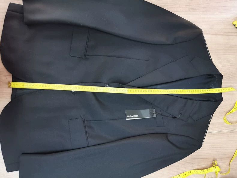 Jil Sander Jil Sander Casual silhouette suit with visible topstitchin Size L / US 10 / IT 46 - 7 Thumbnail