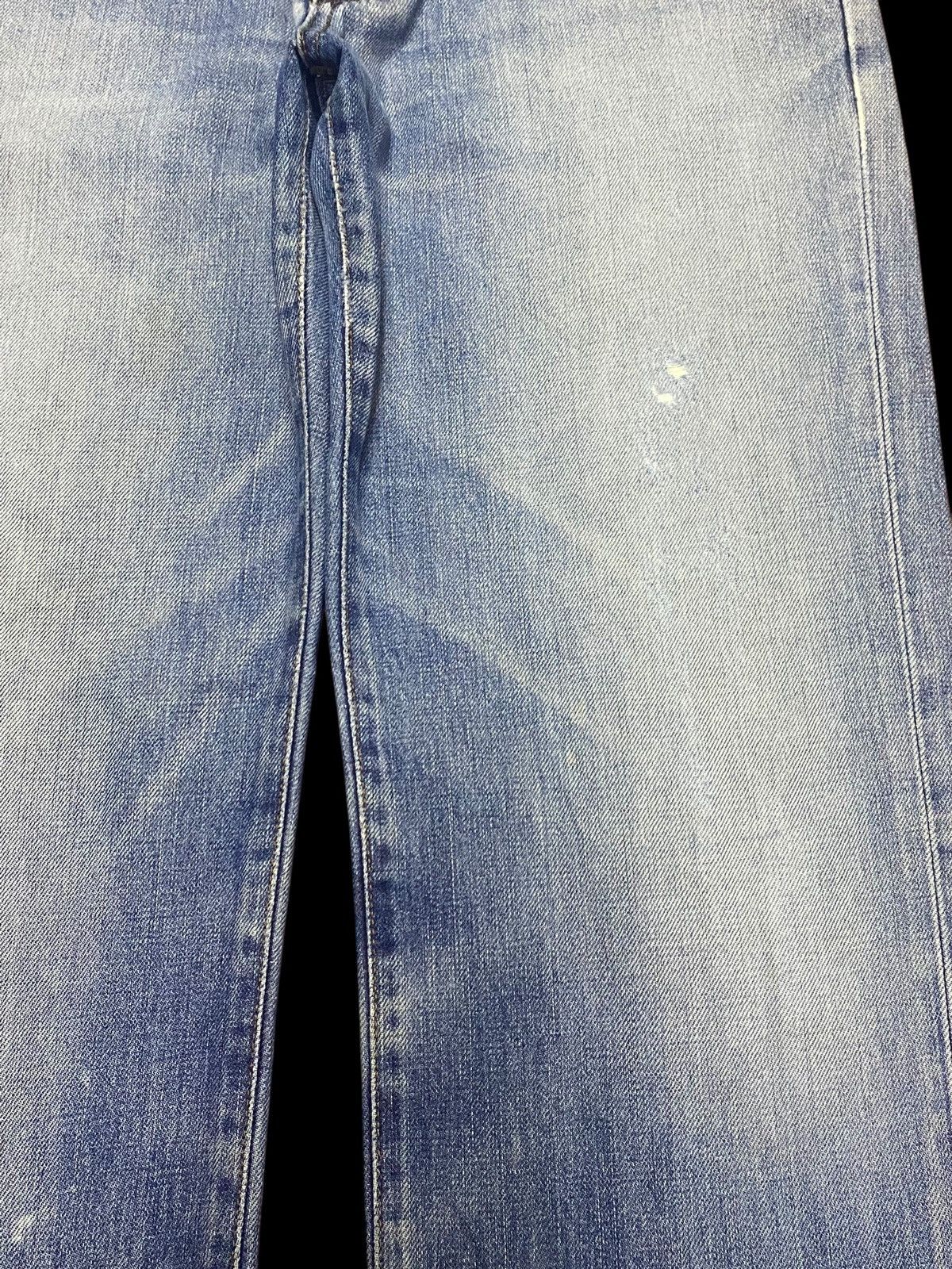Edwin Vintage Edwin 503z Faded Wash Distressed Loose Jeans Size US 30 / EU 46 - 9 Thumbnail