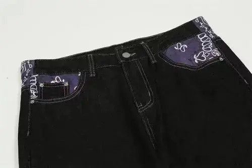 Japanese Brand y2k skate hiphop pattern jeans Size US 32 / EU 48 - 4 Thumbnail