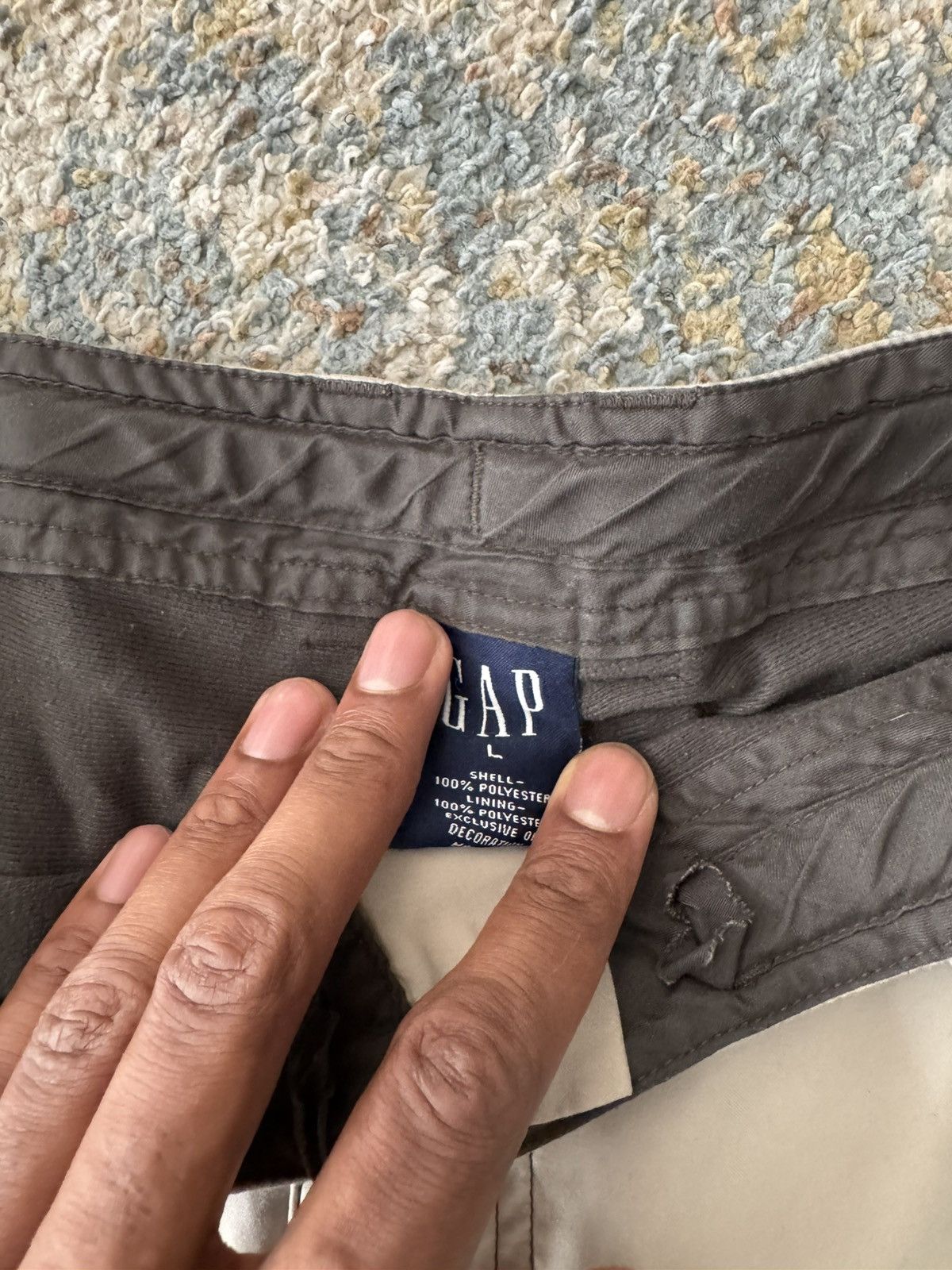 Gap VTG Gap Rave Parachute Cargo Pants 38 Tan Distressed Faded Size US 38 / EU 54 - 6 Thumbnail