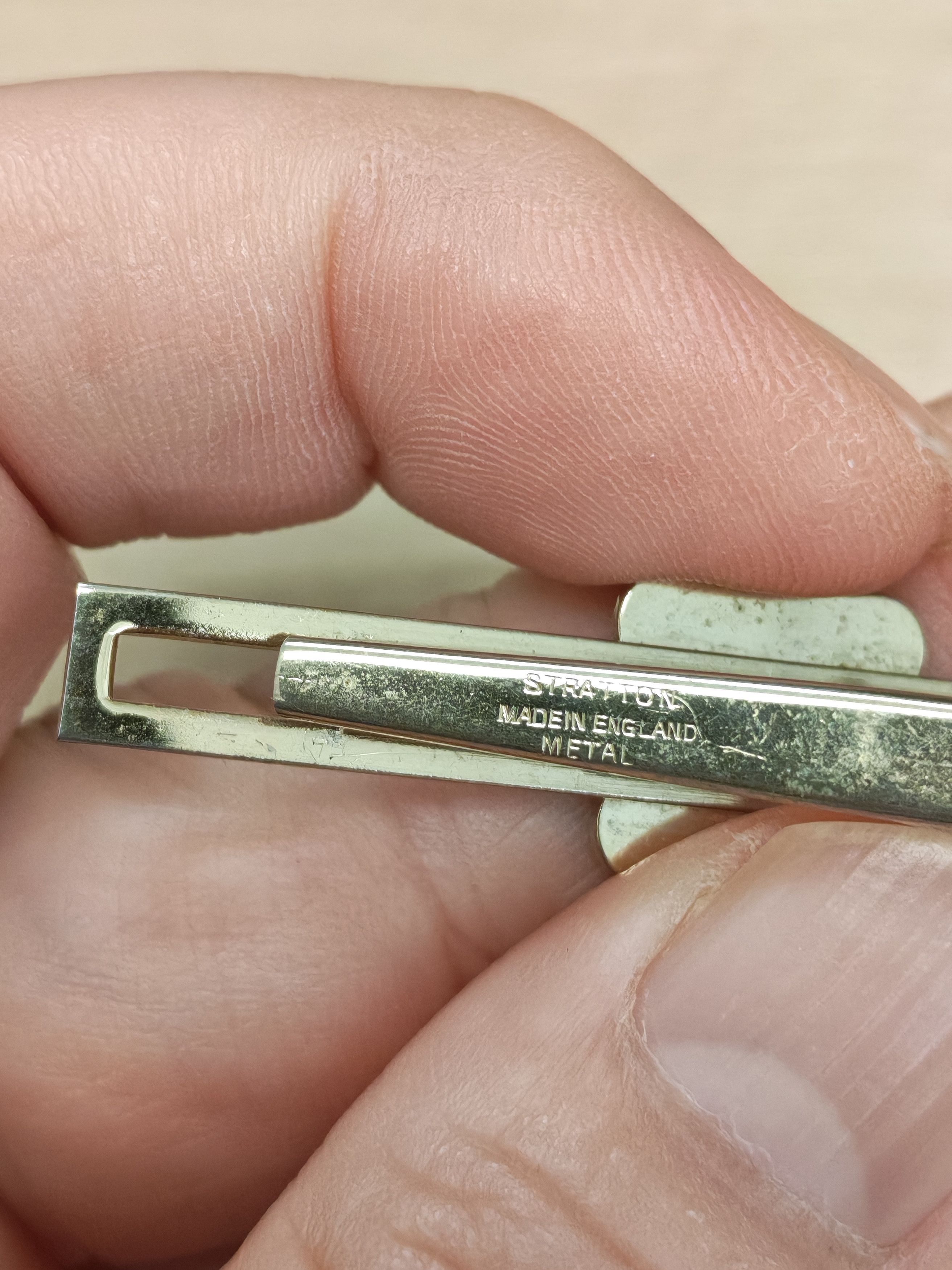 Other Vintage Tie Clip Tie Pin Stratton Made In England Uk Size ONE SIZE - 2 Thumbnail