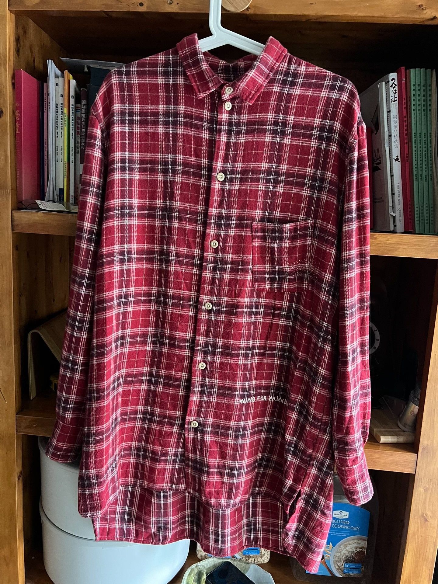 Porter Classic Porter Classic Early Red Check Long Shirt Size US S / EU 44-46 / 1 - 3 Thumbnail